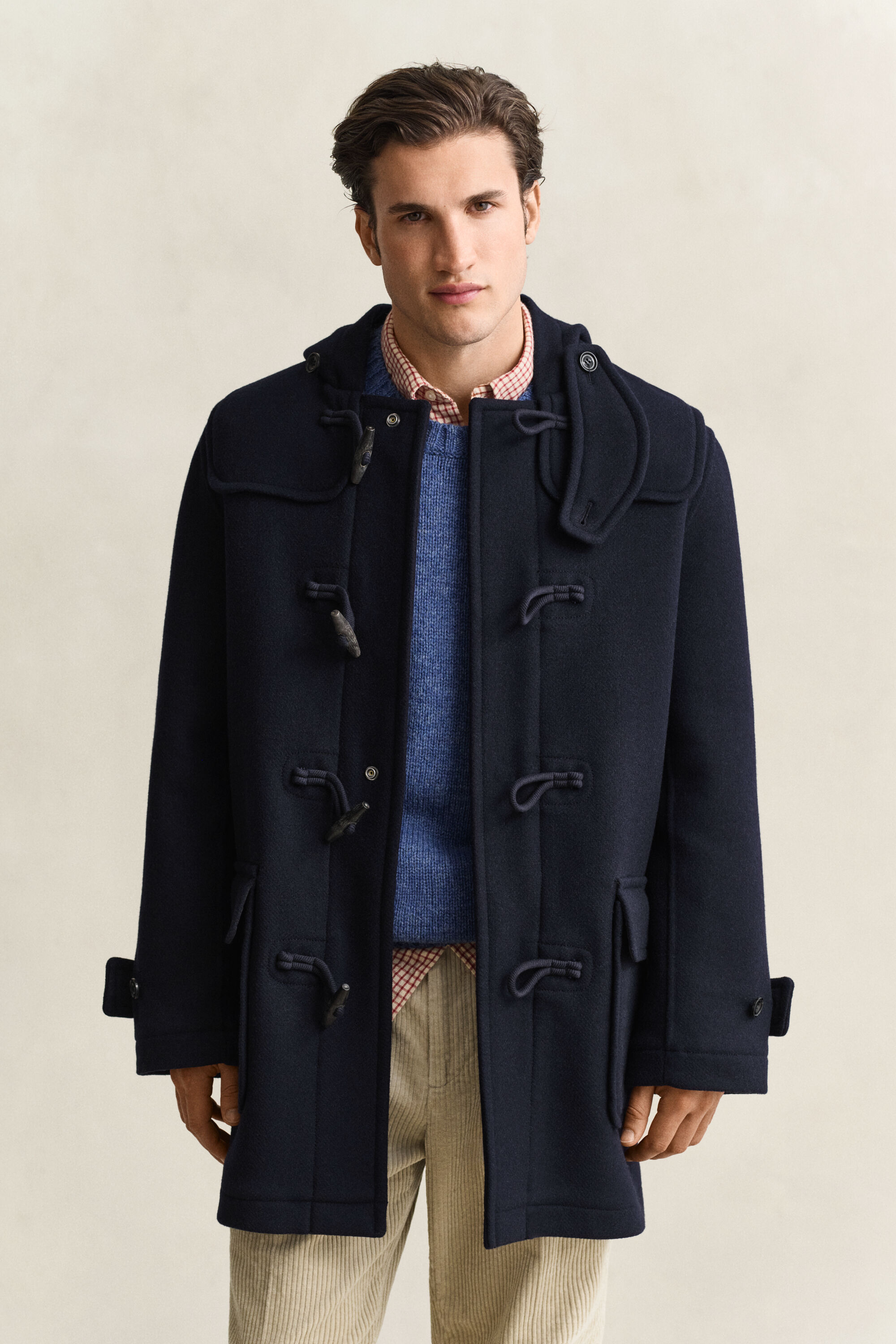 Duffle Jacke aus Wolle