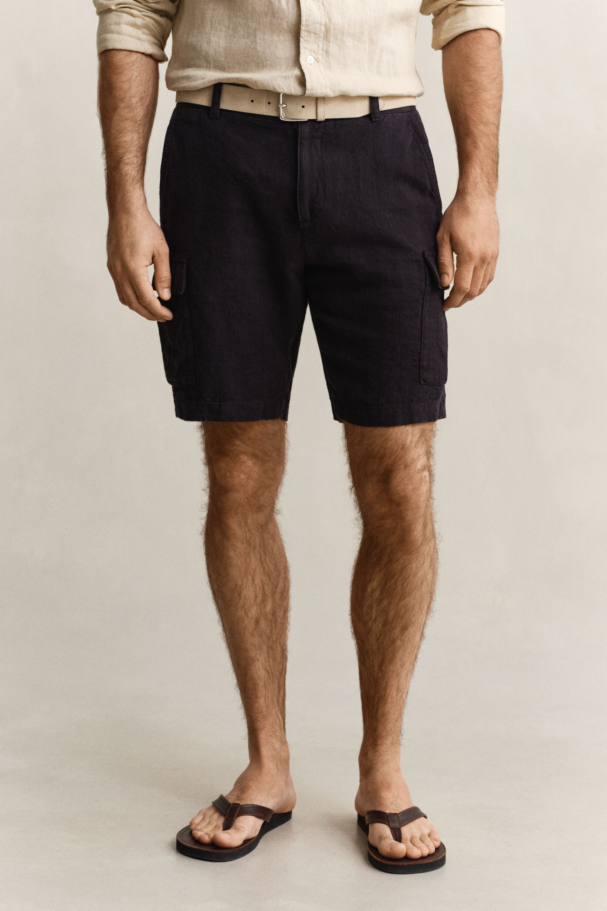 Cargoshorts aus Leinen