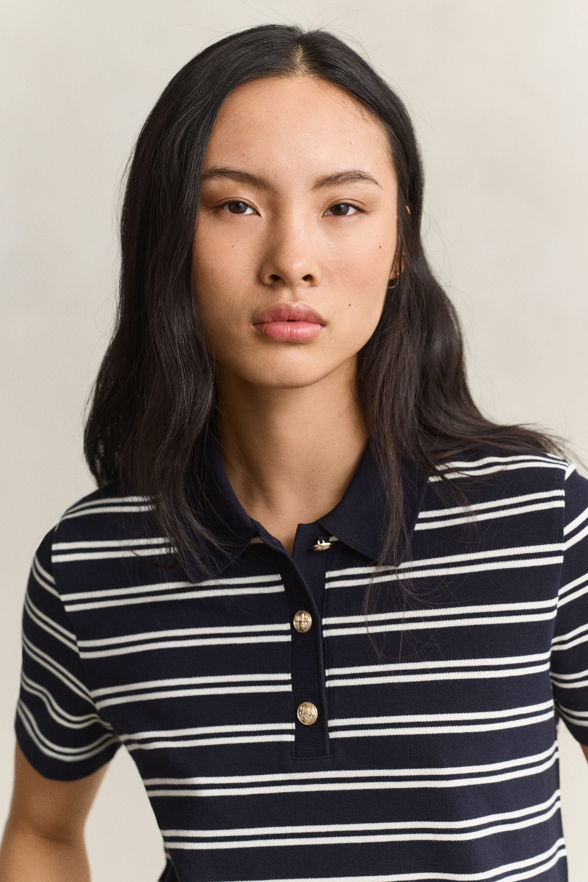Gestreiftes Piqué-Poloshirt