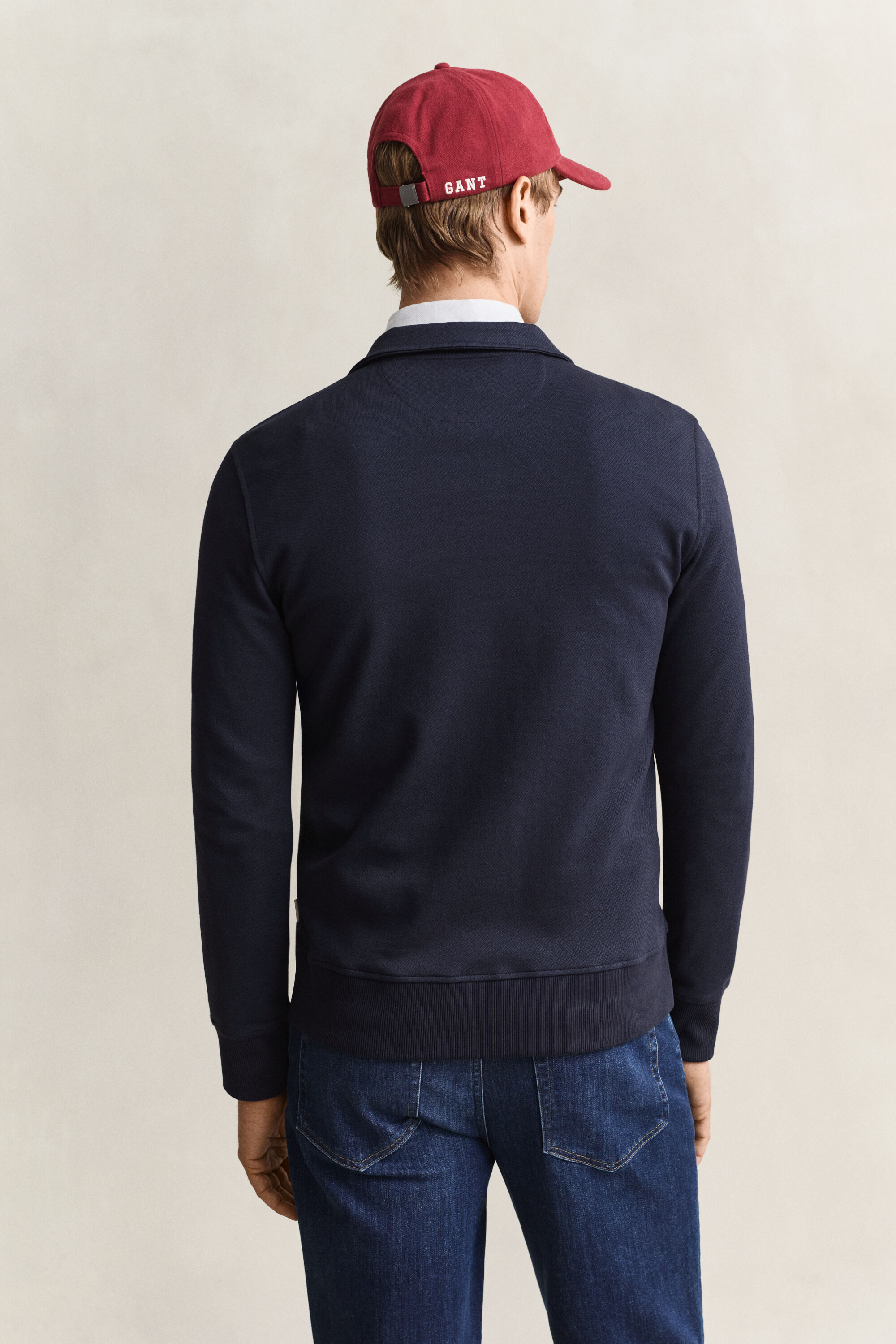 Sweatshirt mit halblangem Reißverschluss
