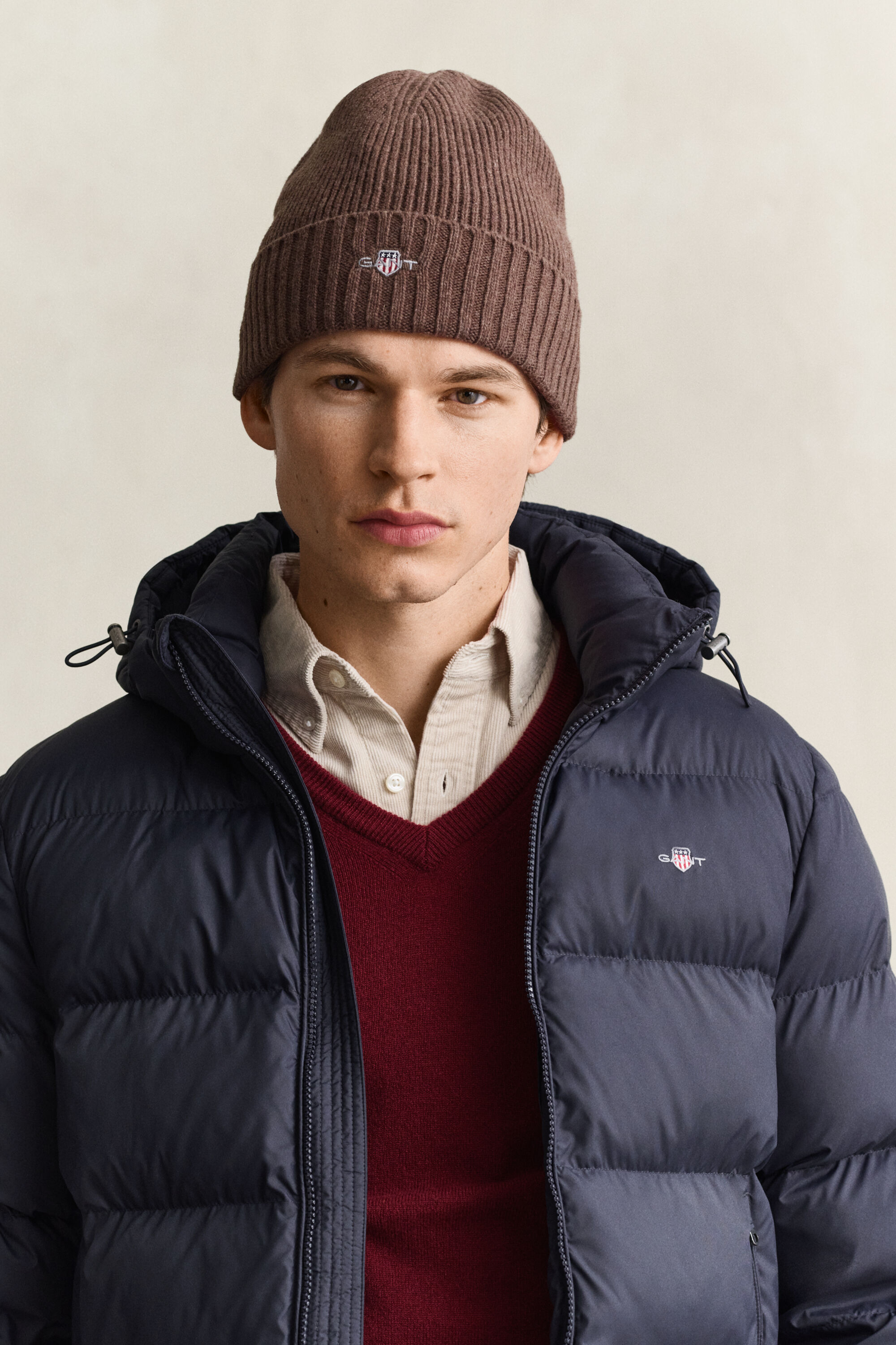 Shield Beanie aus Wolle