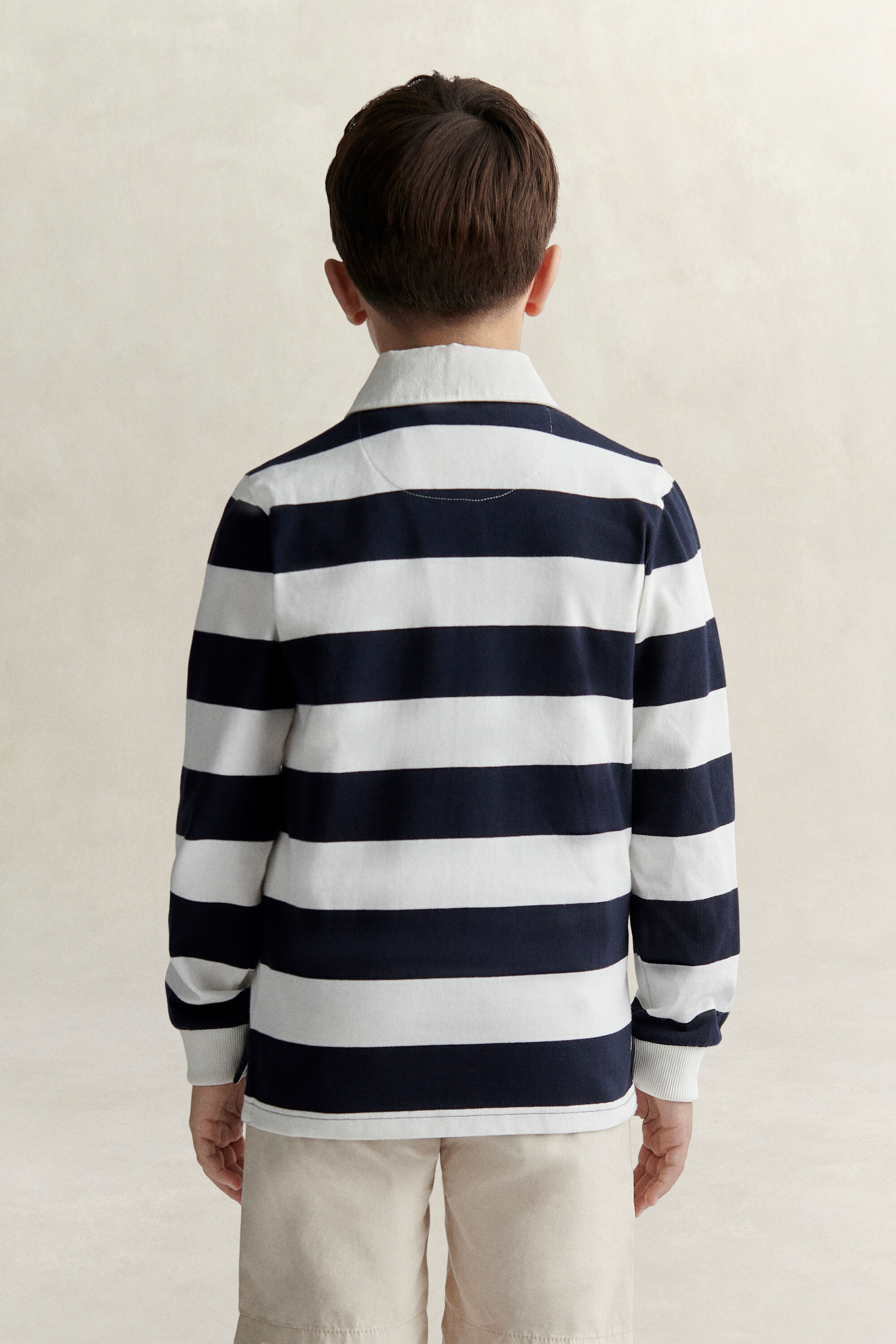 Teen Boys Striped Rugger