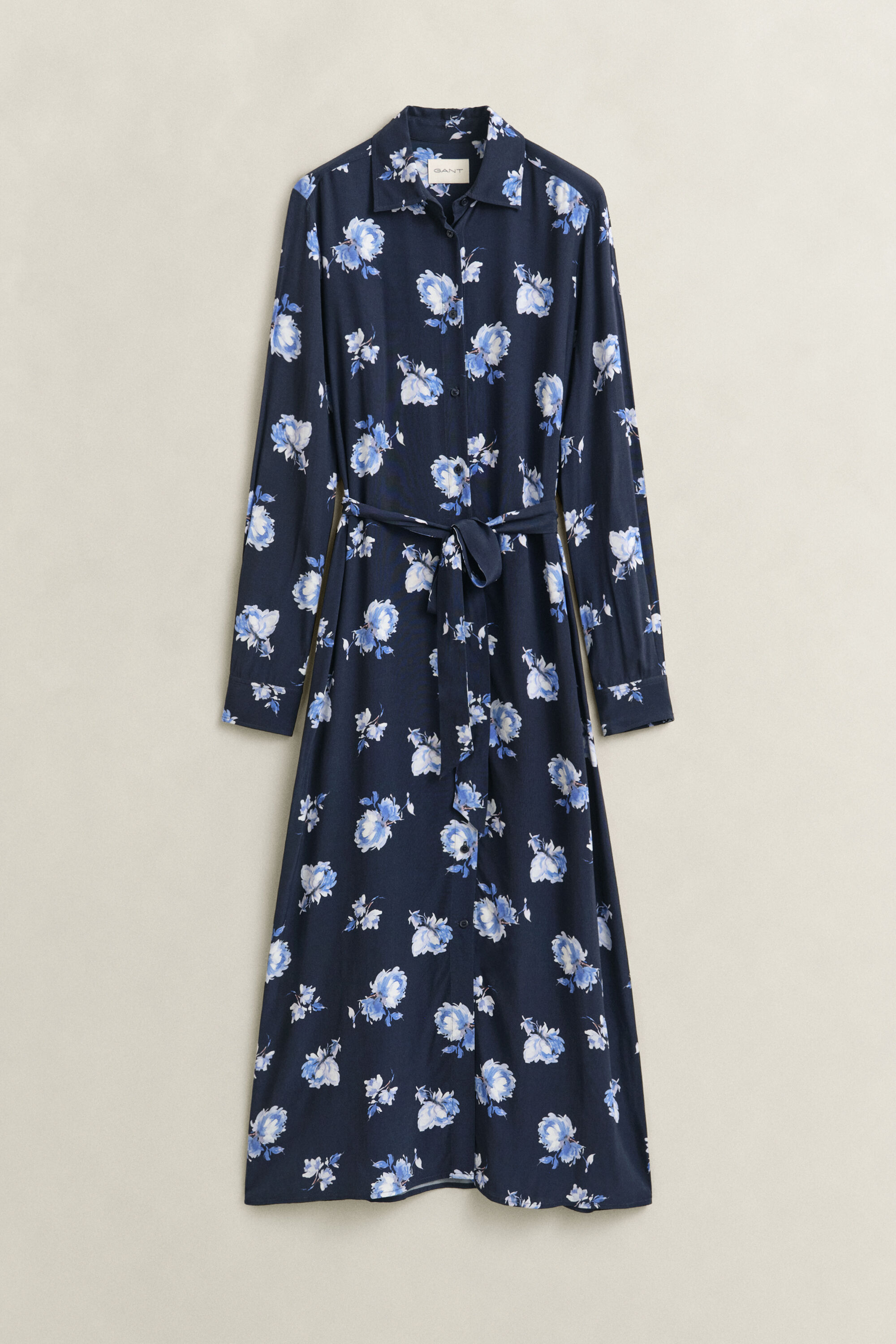 Hemdblusenkleid mit Blumen-Print