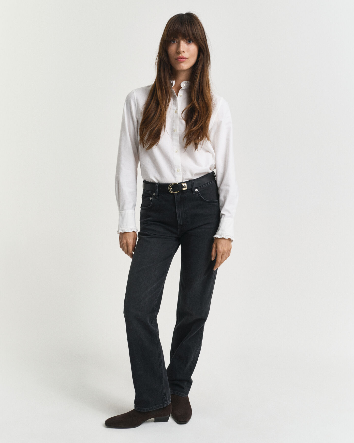 Stretch-Jeans mit geradem Bein