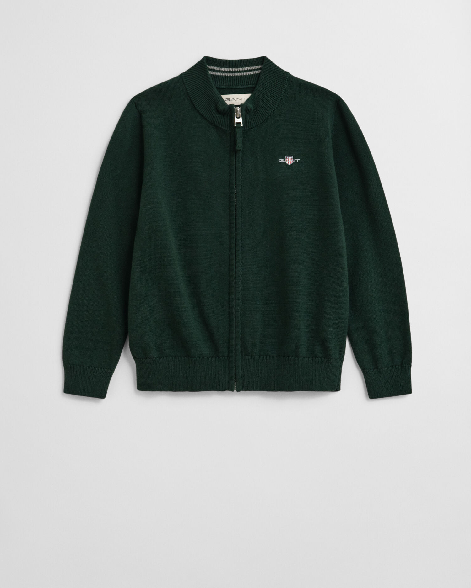 Kids Shield Strickjacke aus Baumwolle mit Reißverschluss