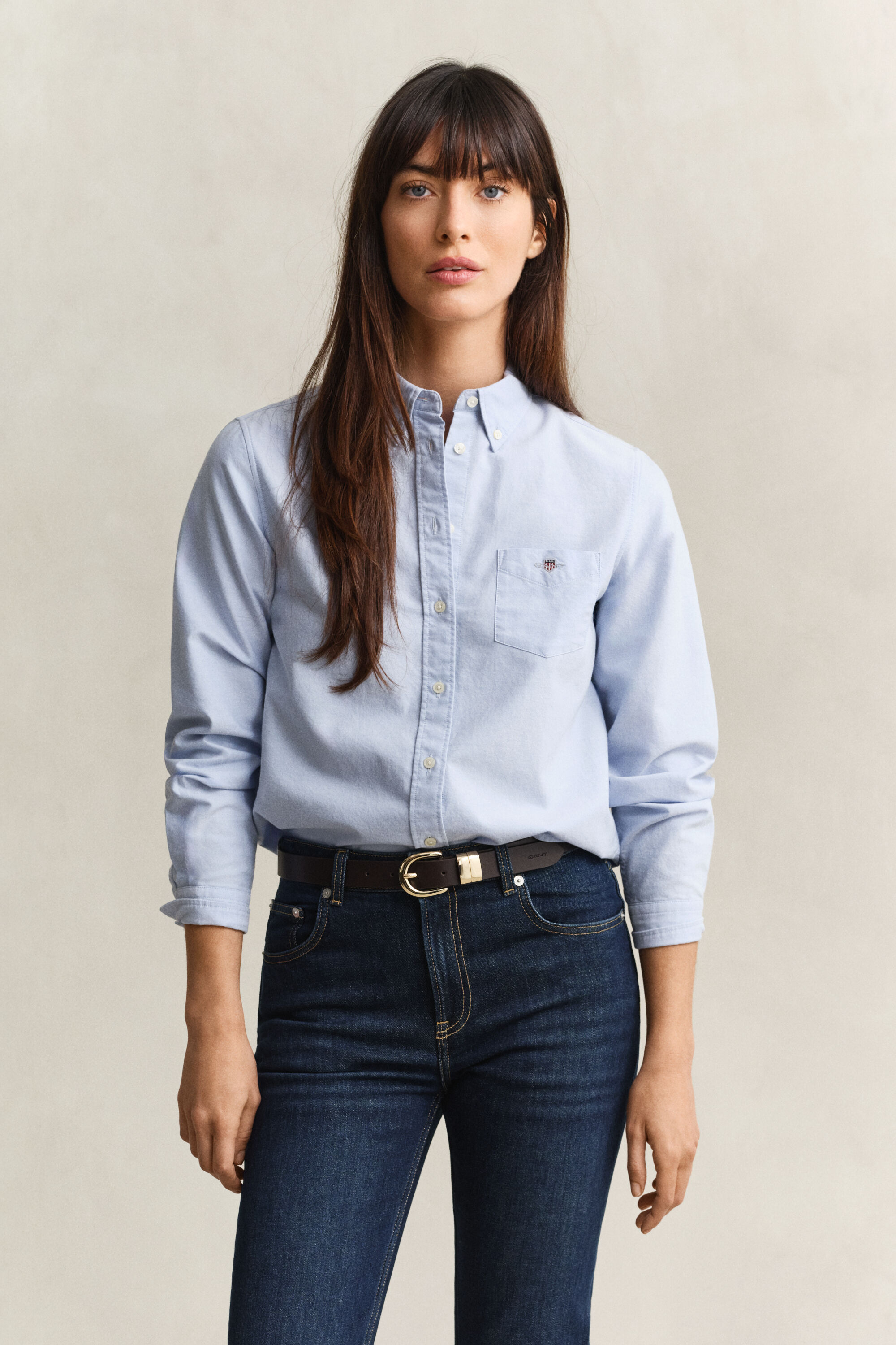 Classic Oxford-Bluse