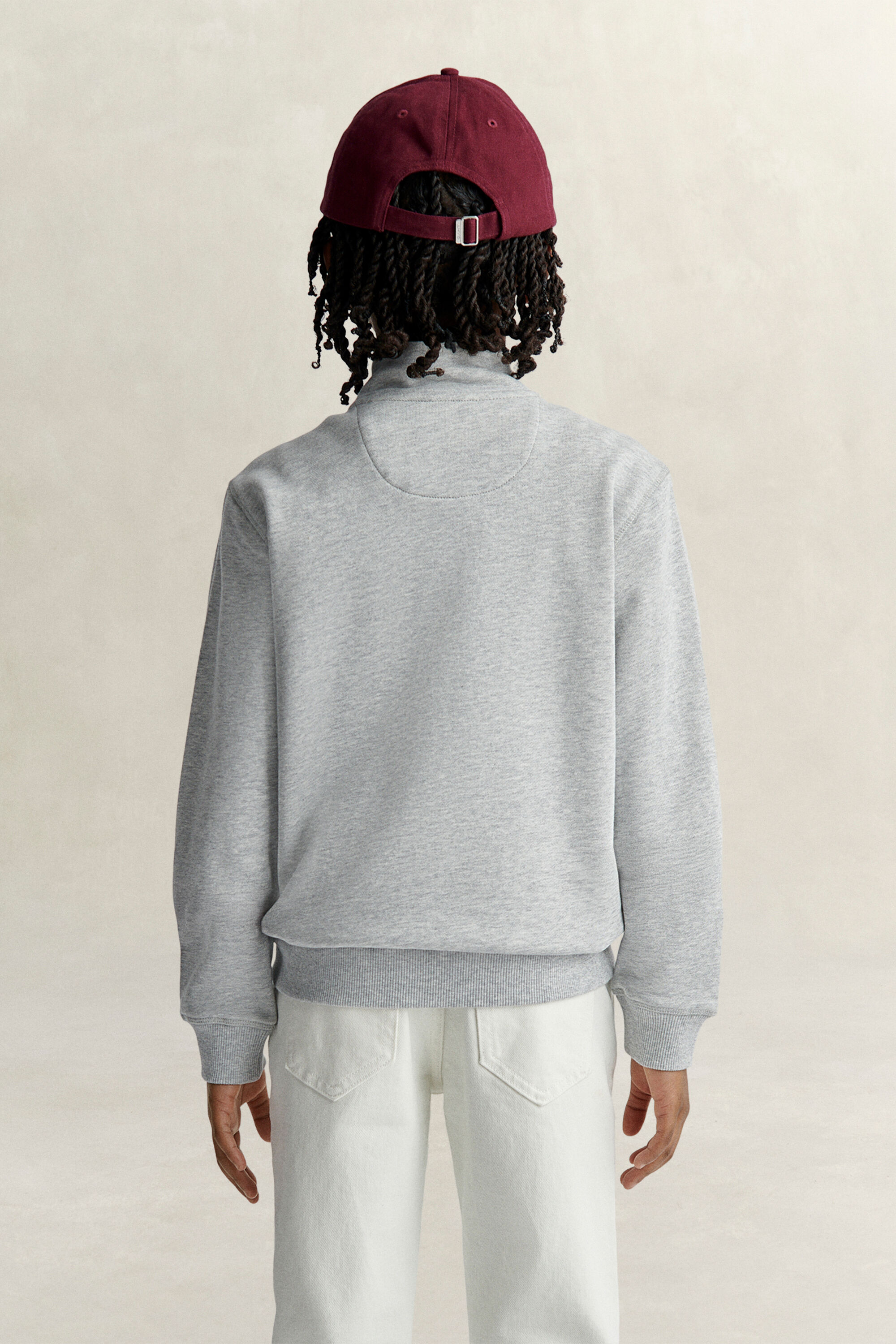 Teen Boys Shield Sweatshirt mit Reißverschlusskragen