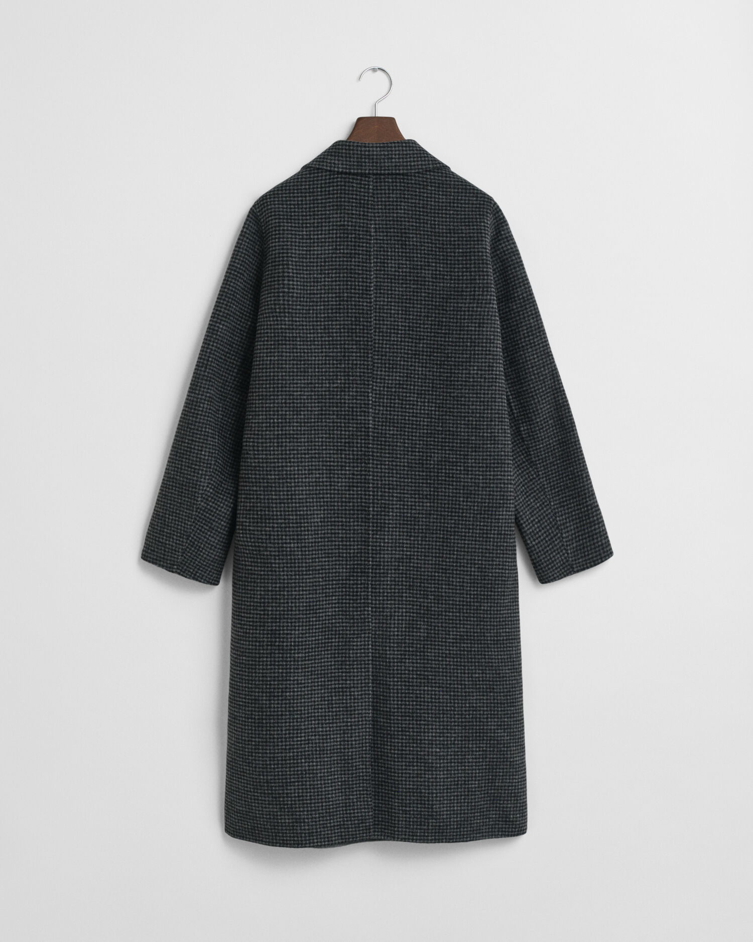 Handgenähter Mantel mit Karomuster