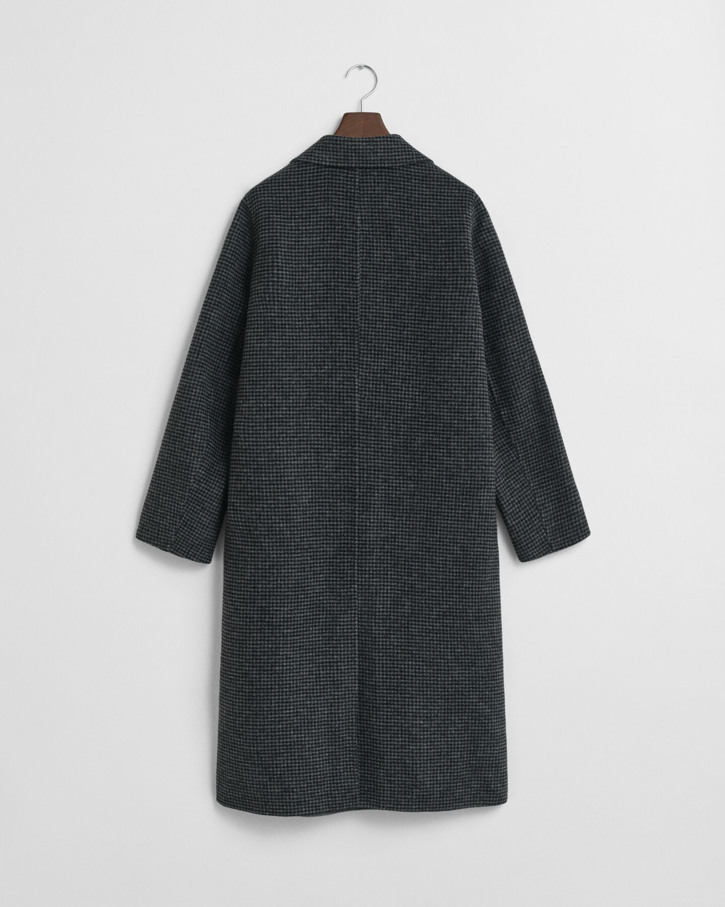 Handgen&auml;hter Mantel mit Karomuster