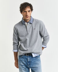 Heavy Rugger mit Chambray-Kragen