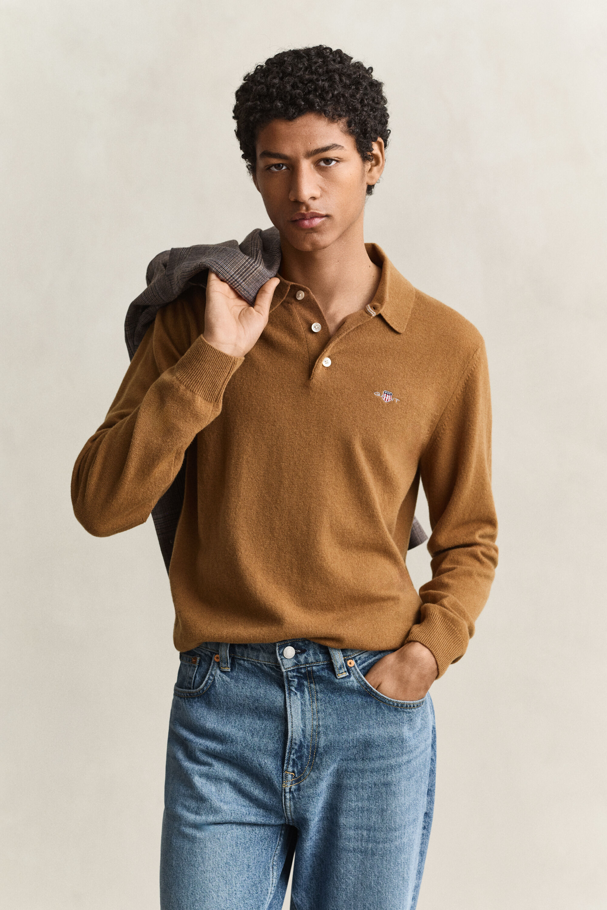 Superfine Lambswool Polopullover