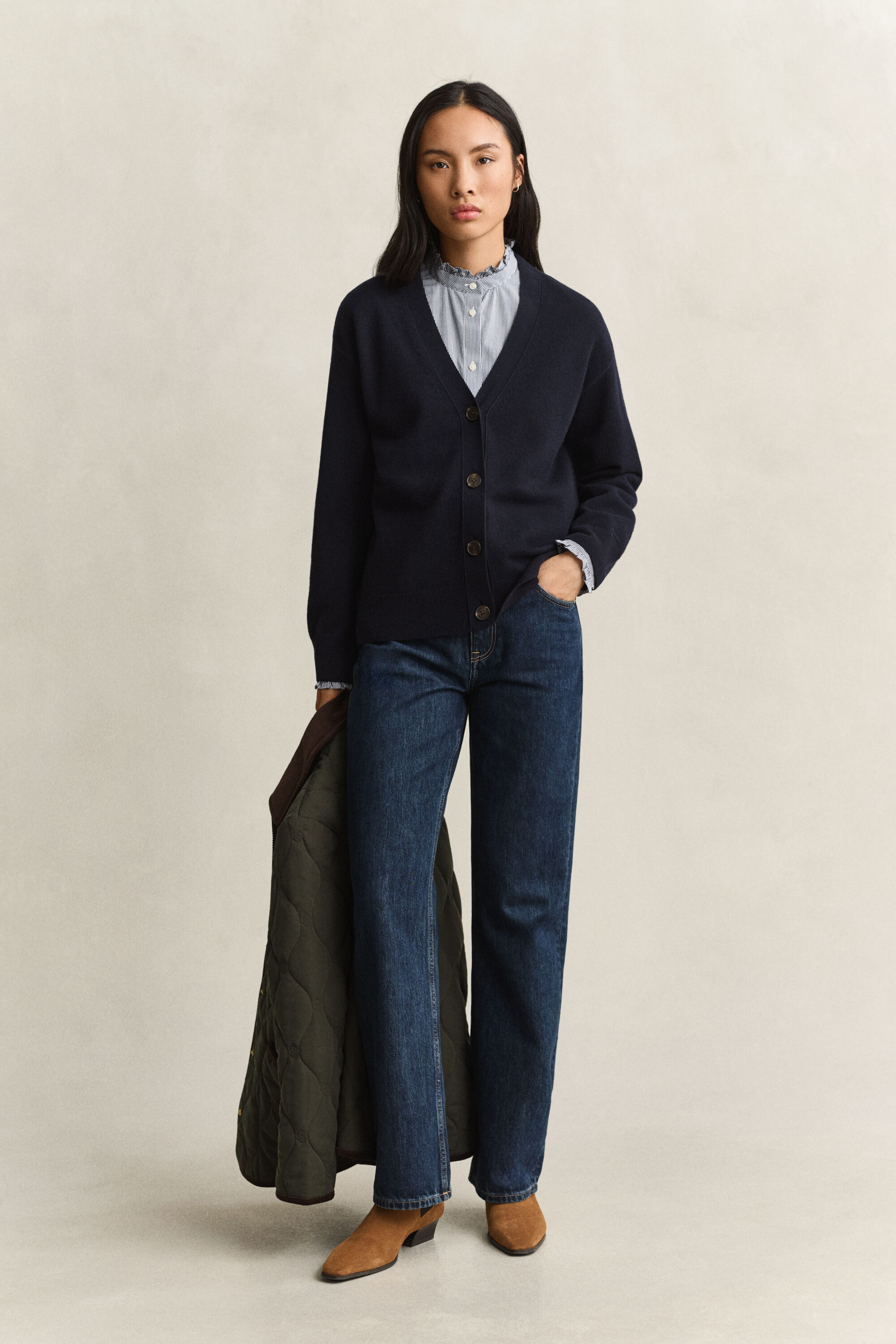 Superfine Lambswool Strickjacke