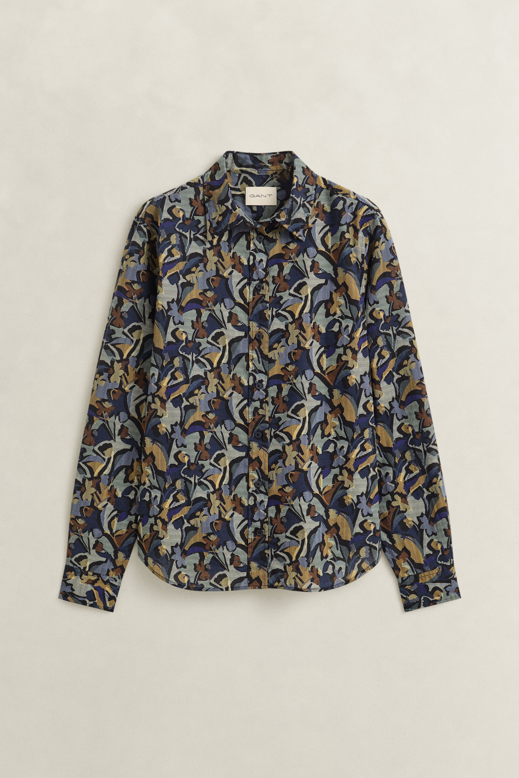 Bedruckte Bluse aus Baumwoll-Voile