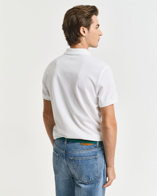 Slim Fit Archive Shield Piqu&eacute; Poloshirt
