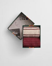 2er-Pack Socken Streifen & Minipunkte in Geschenkbox