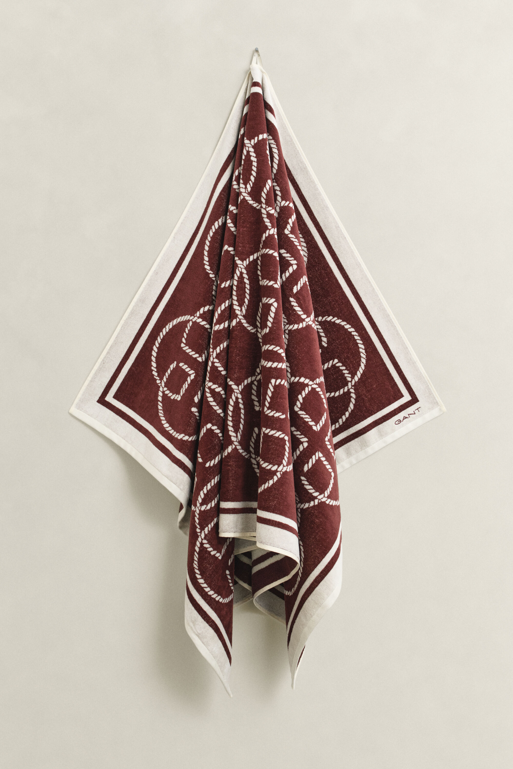 Monogram Strandtuch mit Print