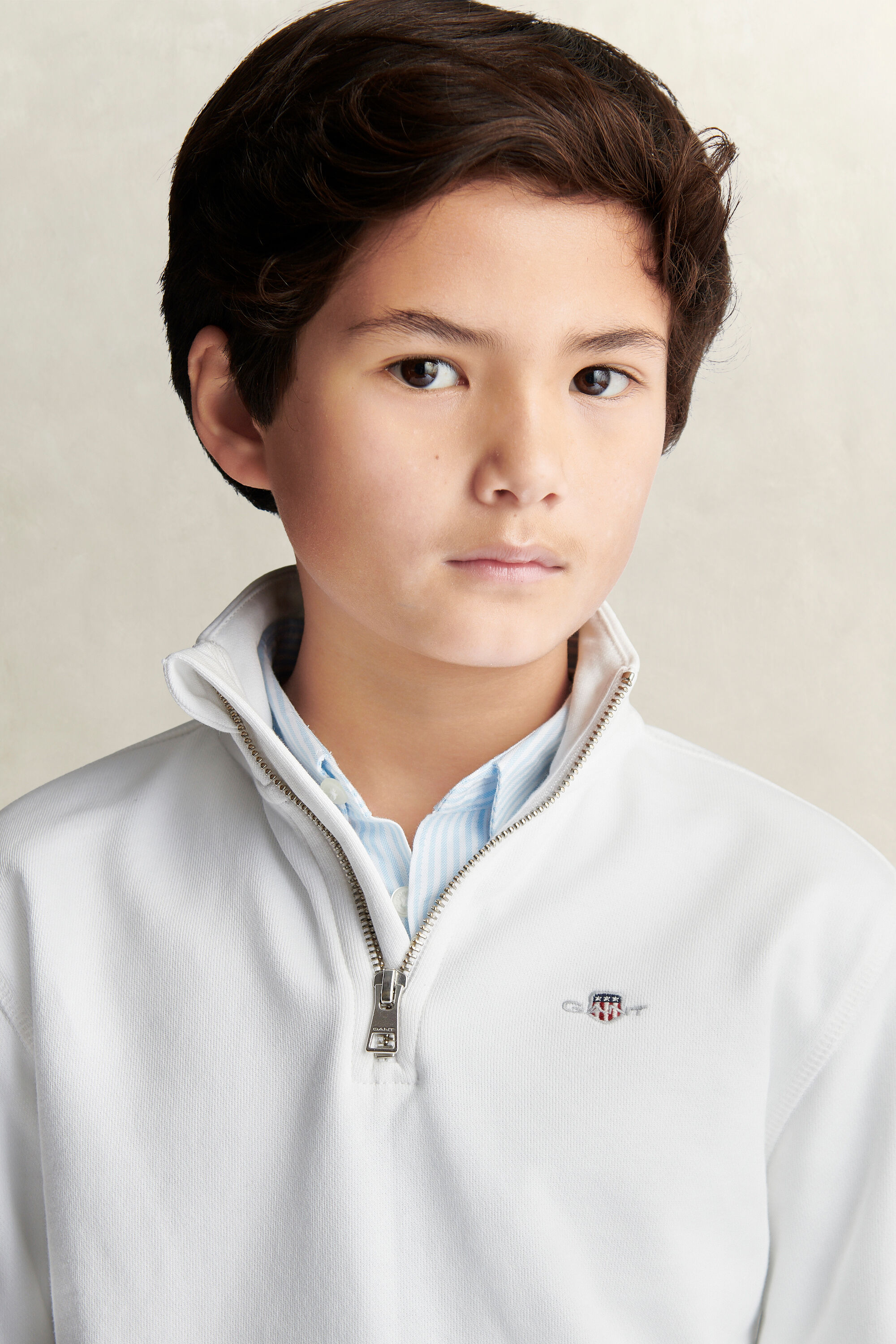 Teen Boys Sweatshirt mit Reißverschlusskragen