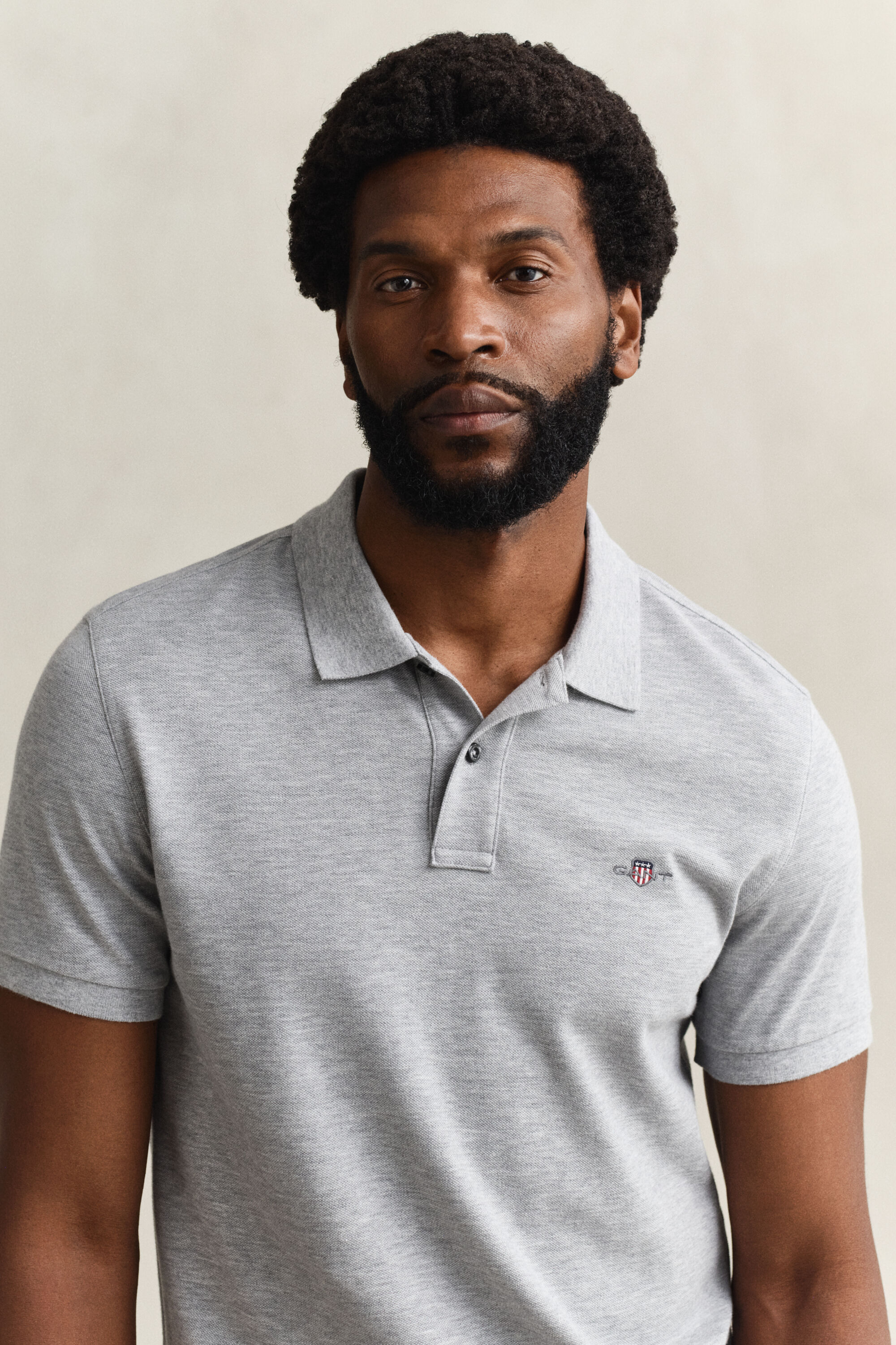 Slim Fit Archive Shield Piqué Poloshirt