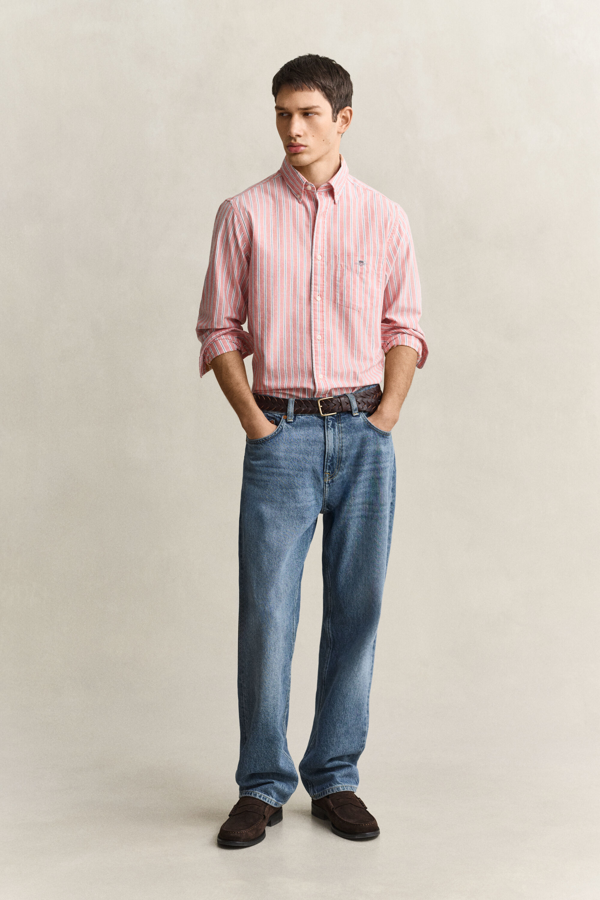 Classic Oxford-Hemd mit Streifen