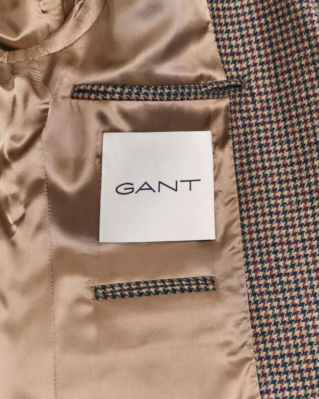 Slim Fit Houndstooth Karosakko