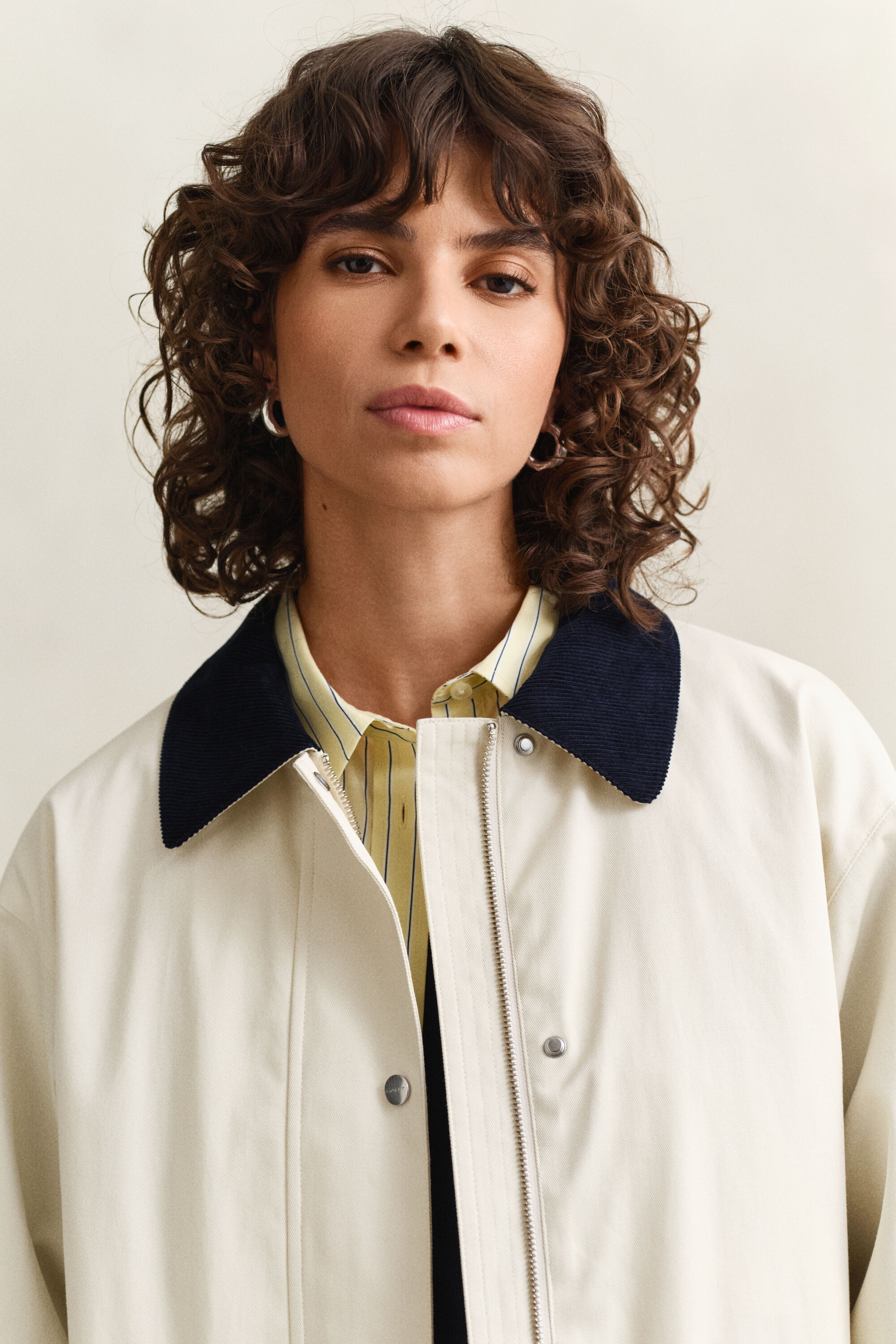 Decker-Jacke aus Baumwolle