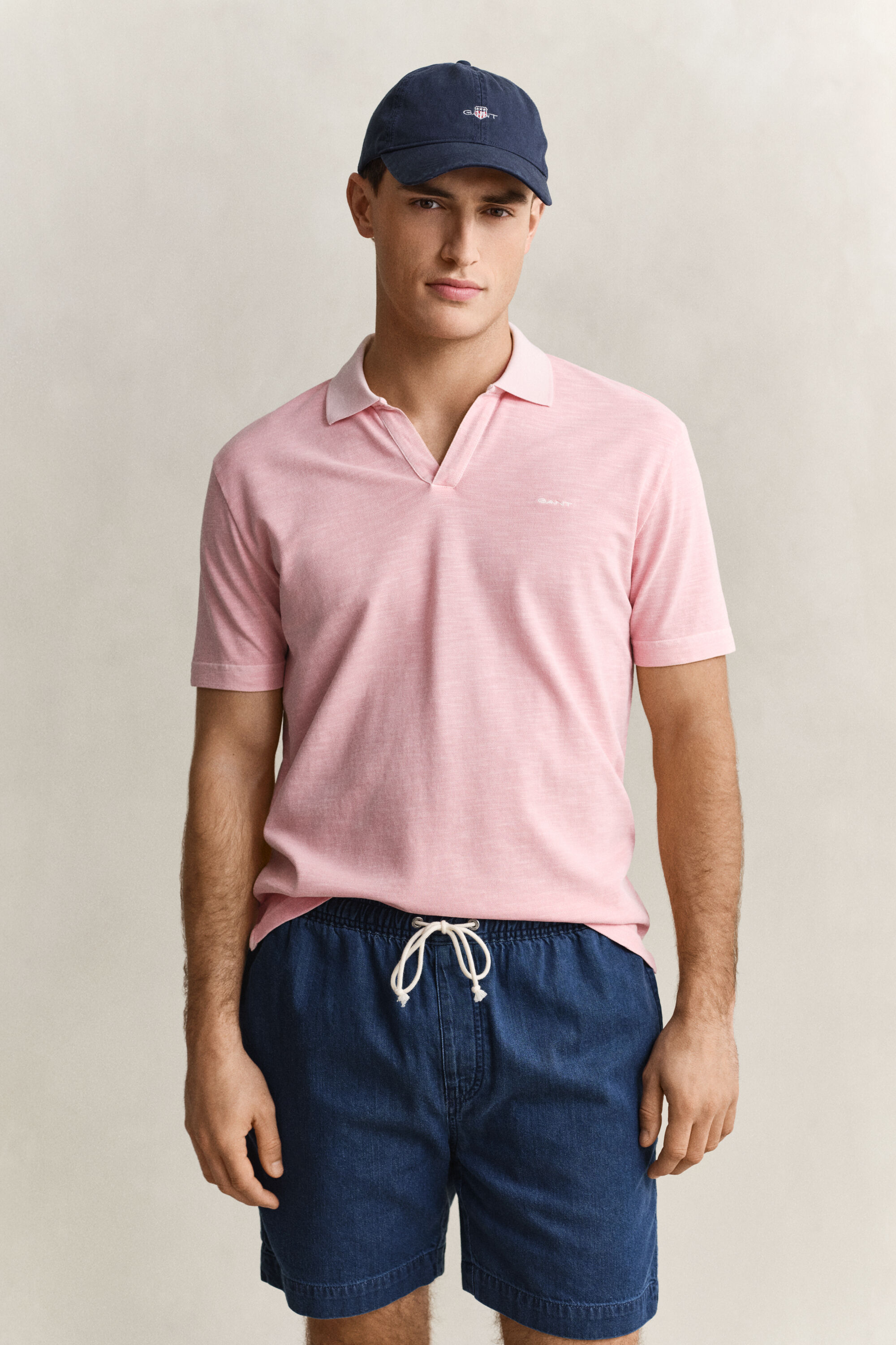 Gewaschenes Poloshirt