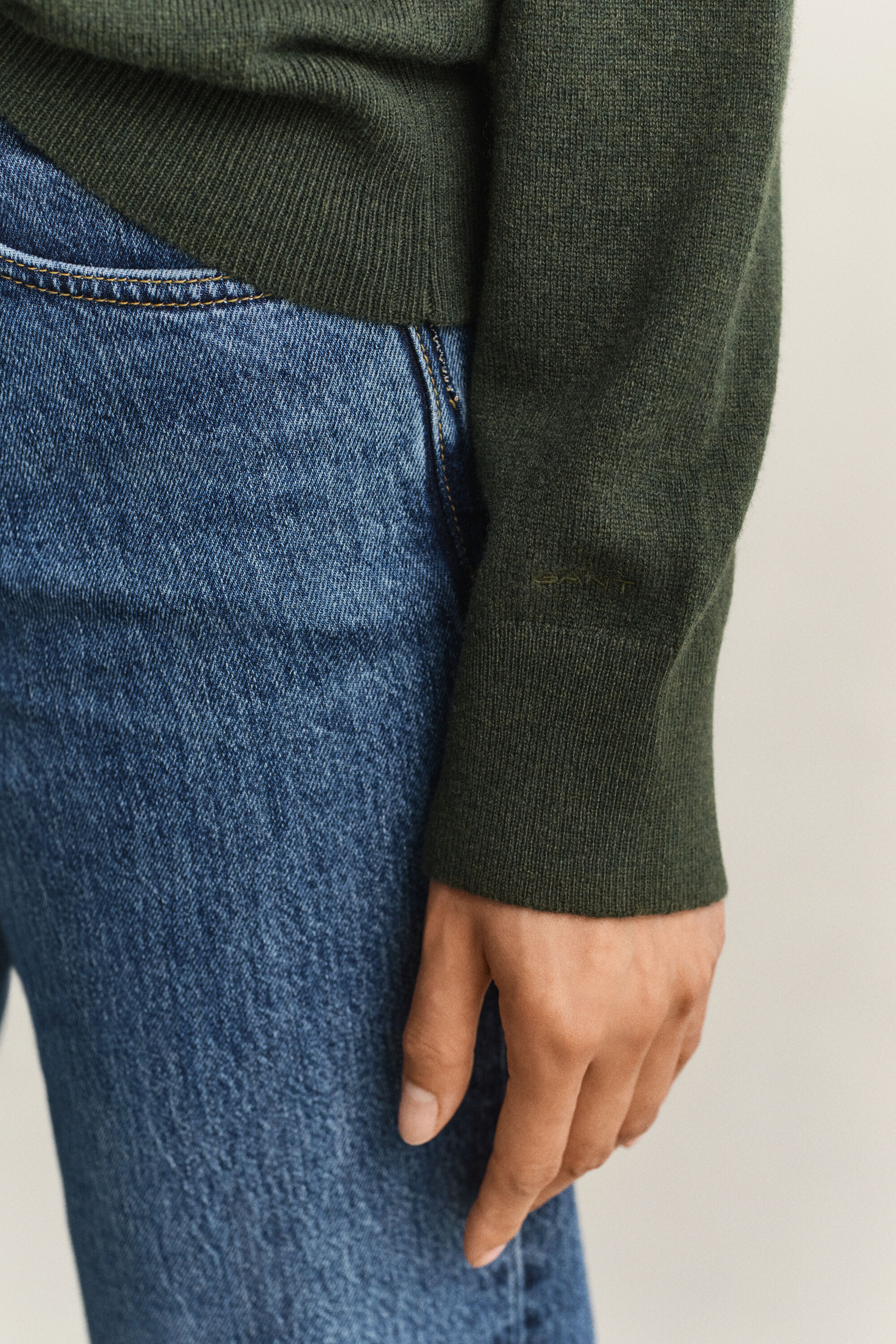 Superfine Lambswool Rundhalspullover
