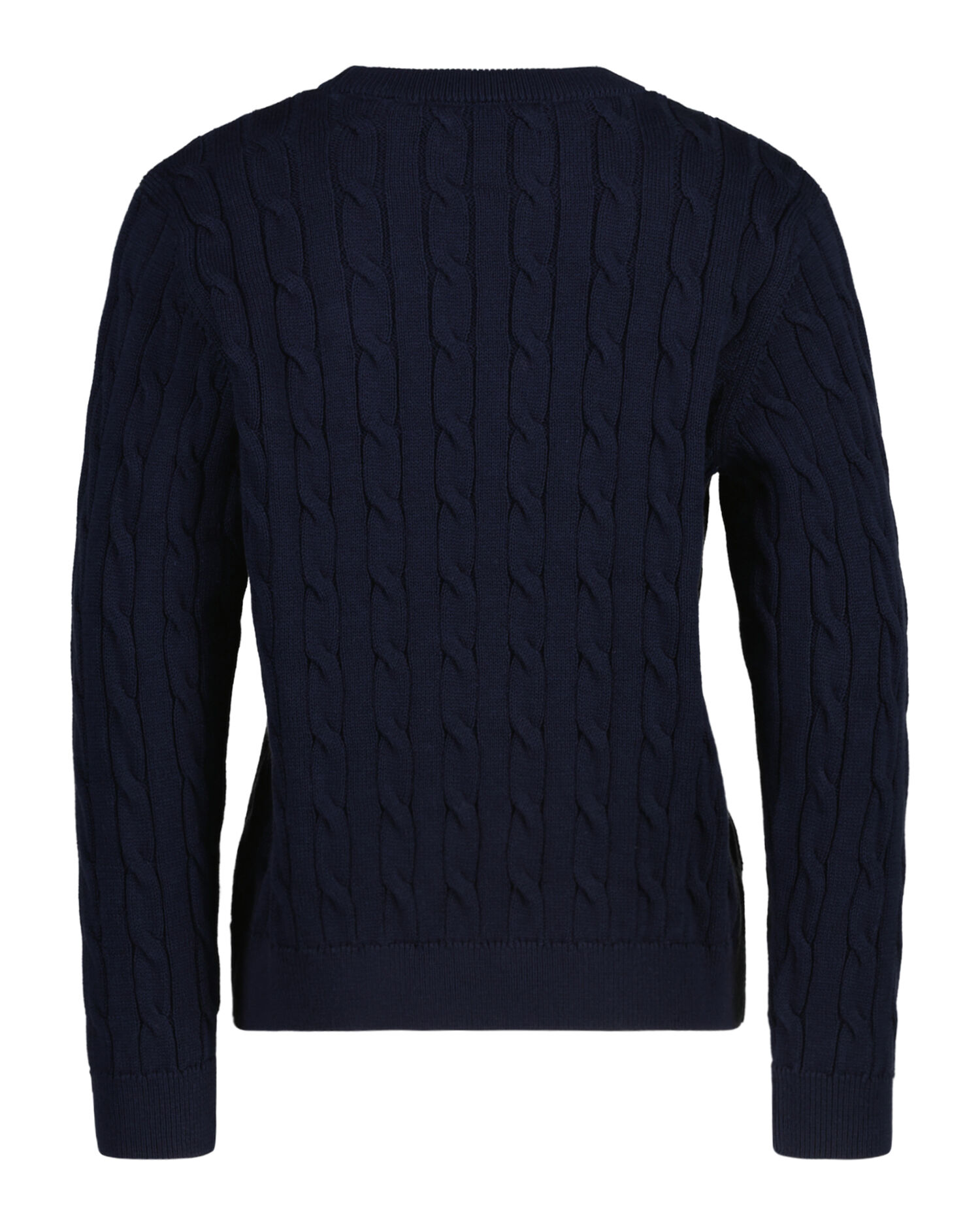 Kids Shield Zopfstrick Rundhalspullover aus Baumwolle