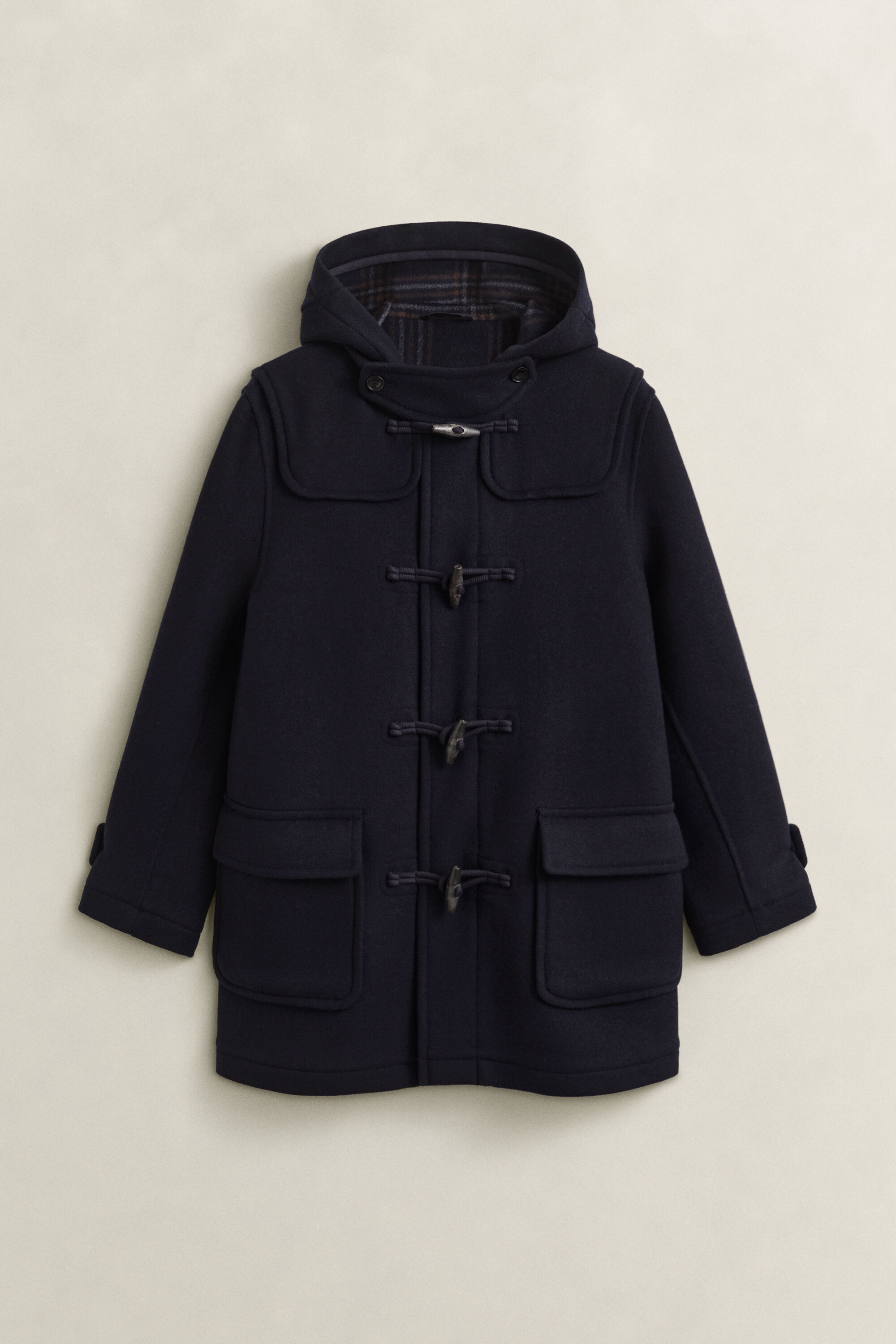 Duffle Jacke aus Wolle