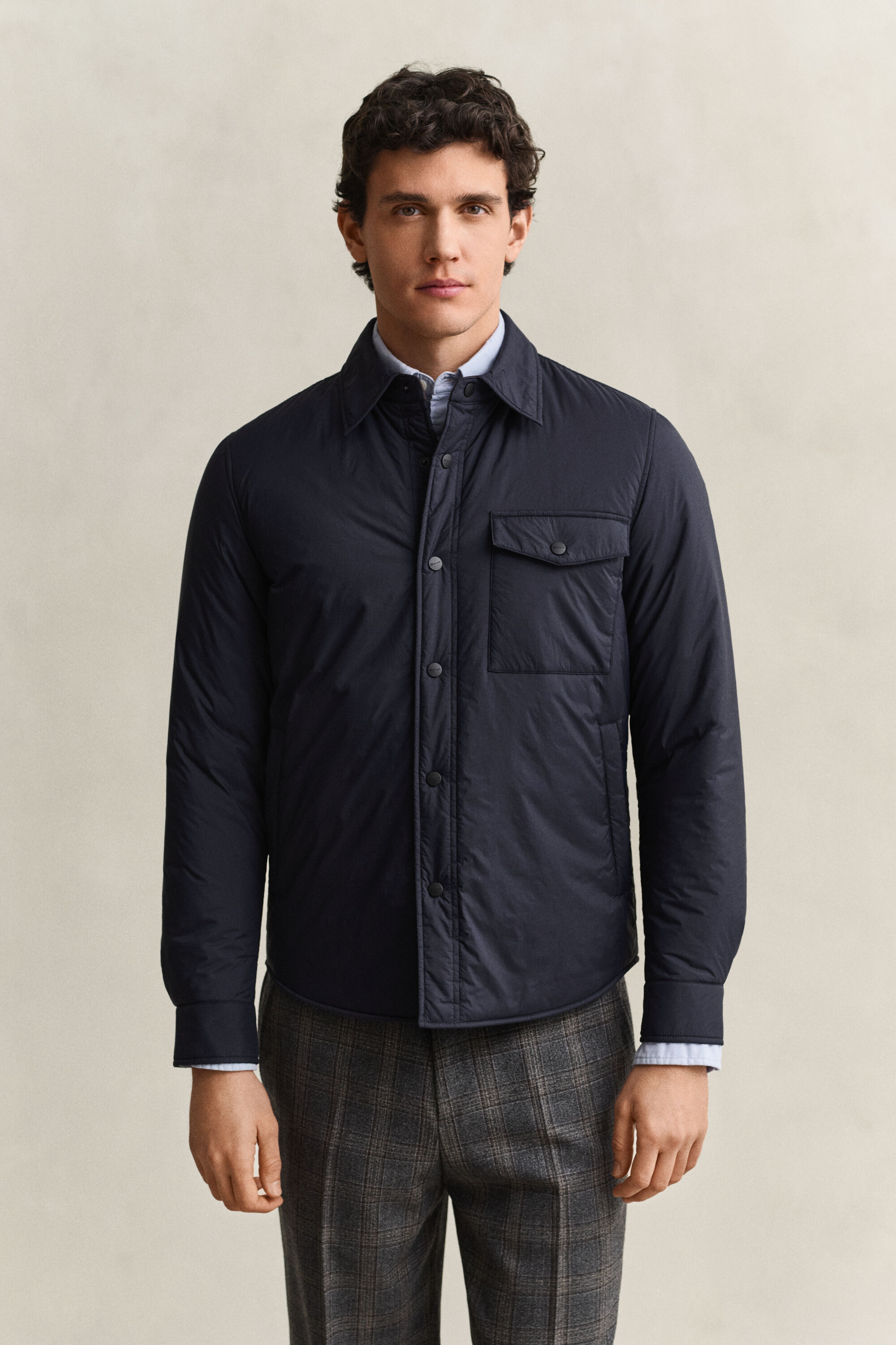 Ultraleichte wattierte Hemdjacke