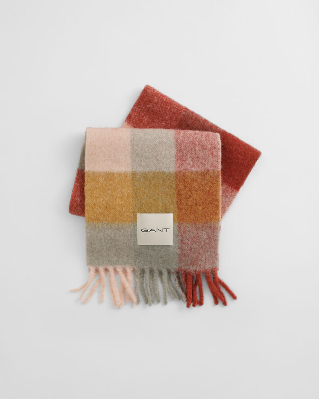 Karierter Schal aus Alpaka-Woll-Gemisch