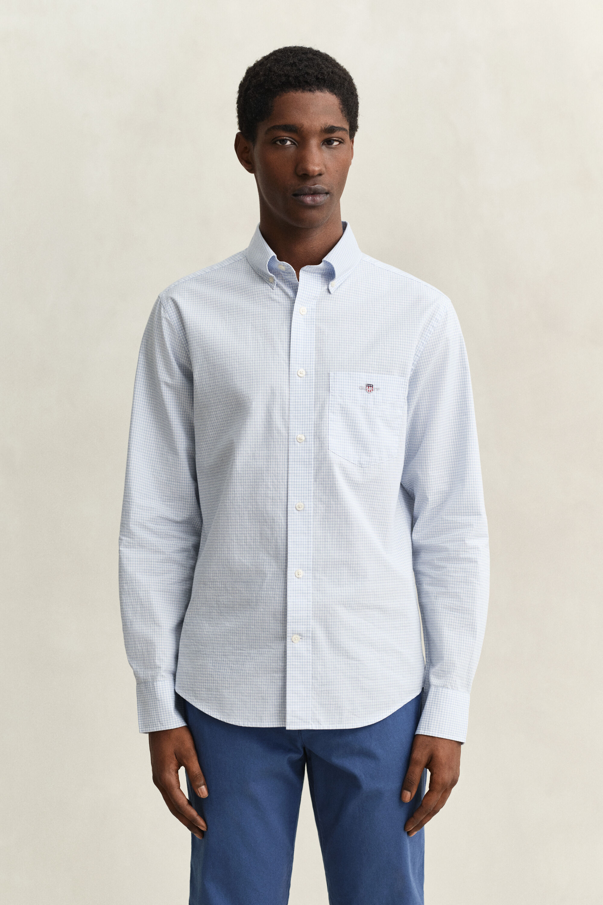 Gingham Classic Popeline Hemd