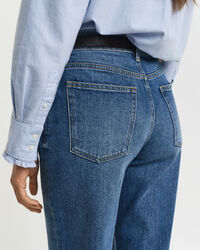Stretch-Jeans mit geradem Bein