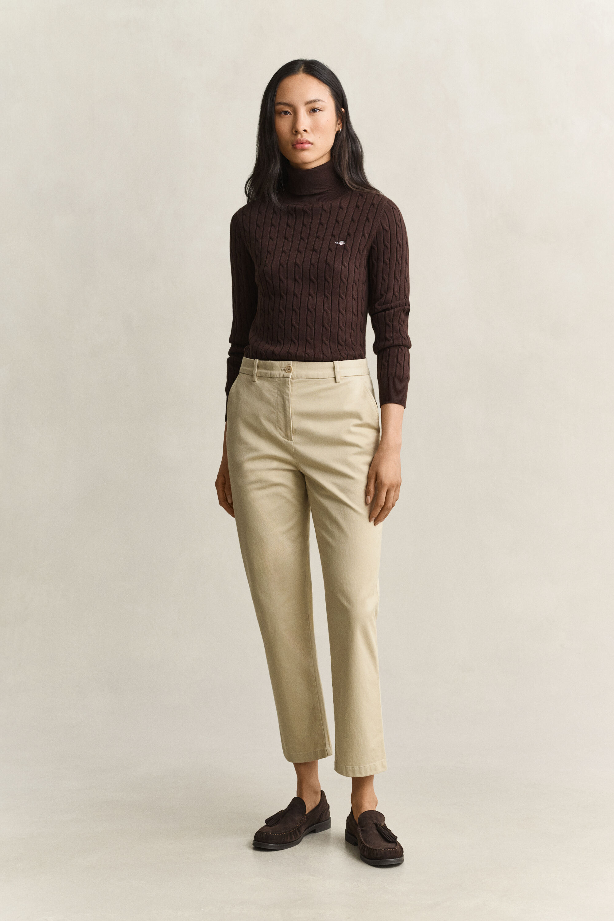 Classic Slim Fit Chinohose