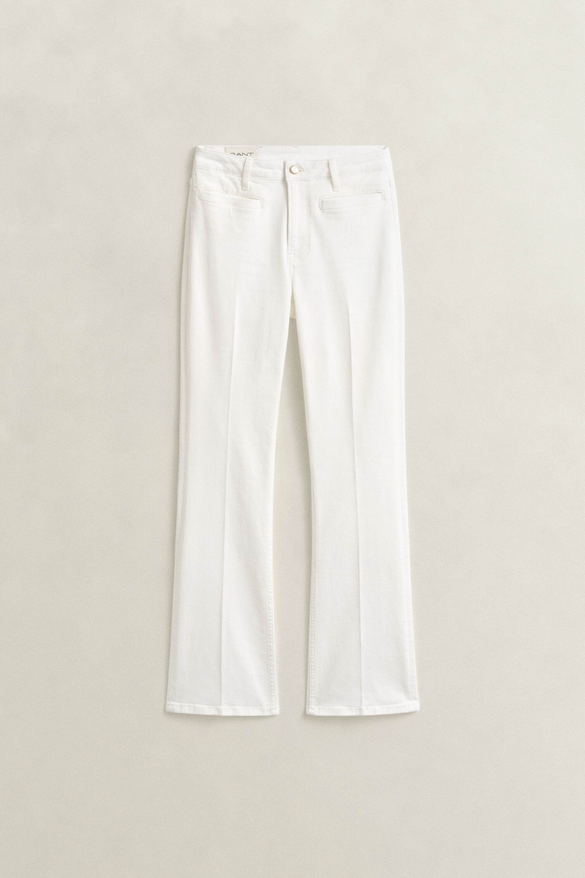 Monogram Jeans mit ausgestelltem Bein