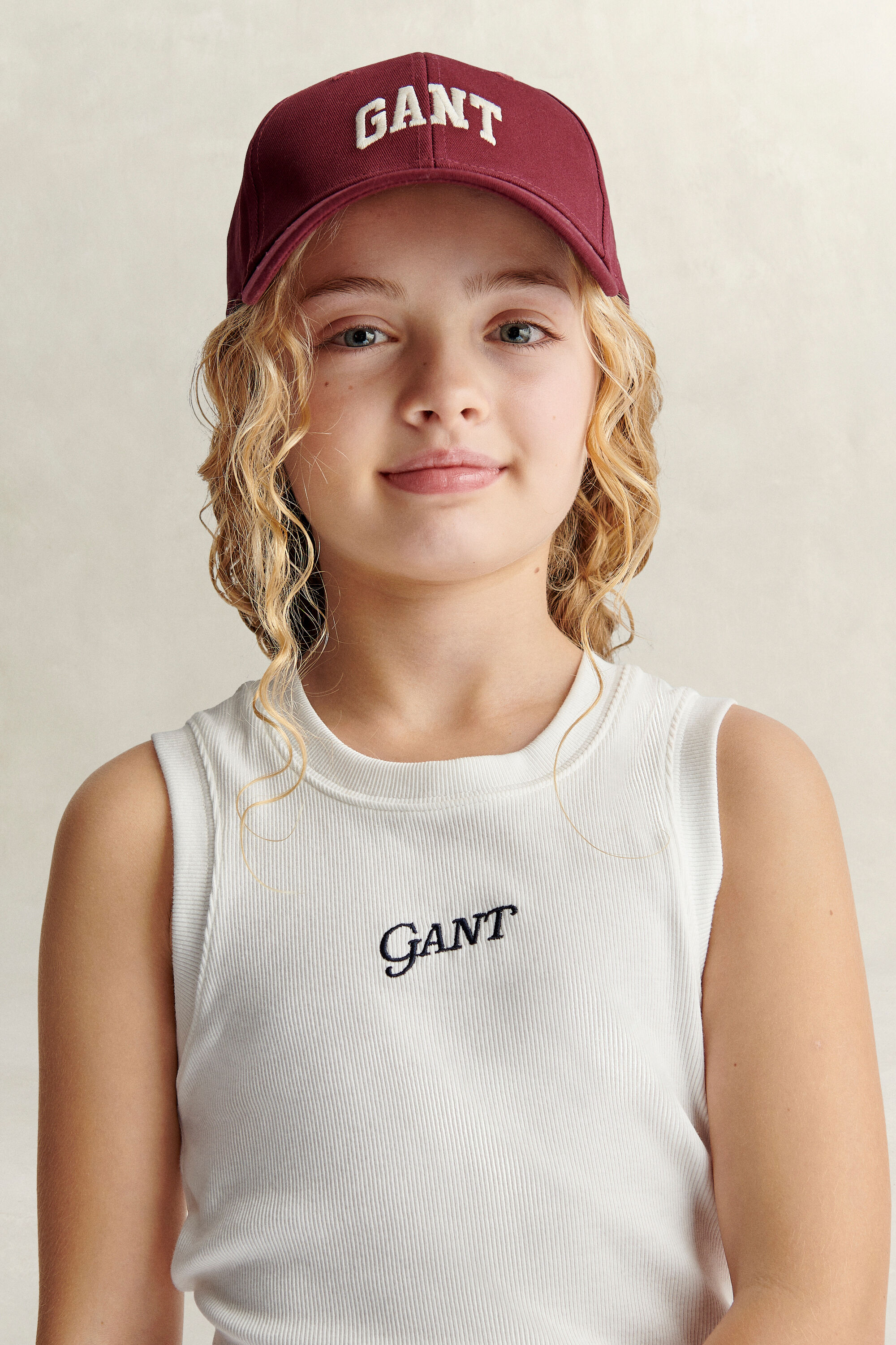 Teen Girls Geripptes Top