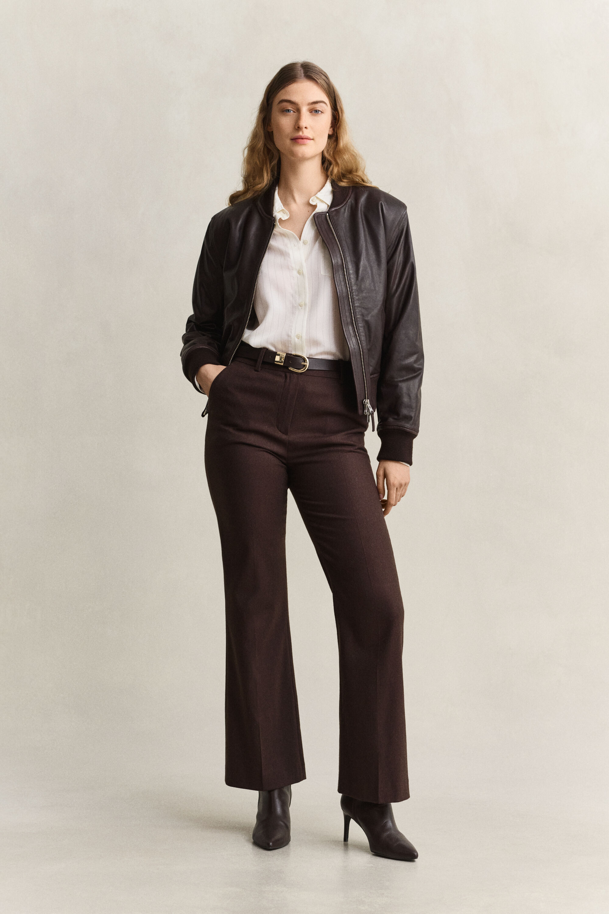 Bluse mit Faltendetail am Rücken