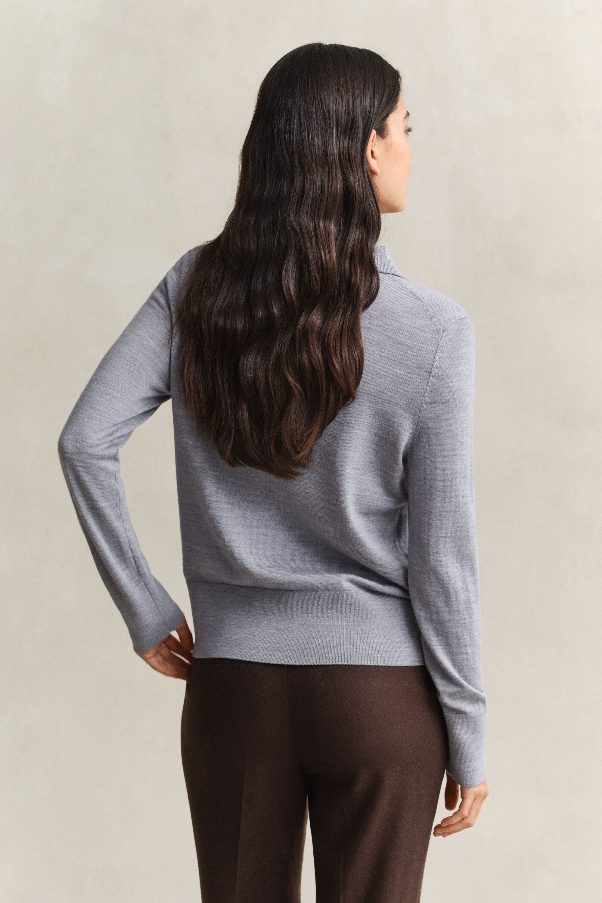 Strickjacke aus extrafeiner Merinowolle