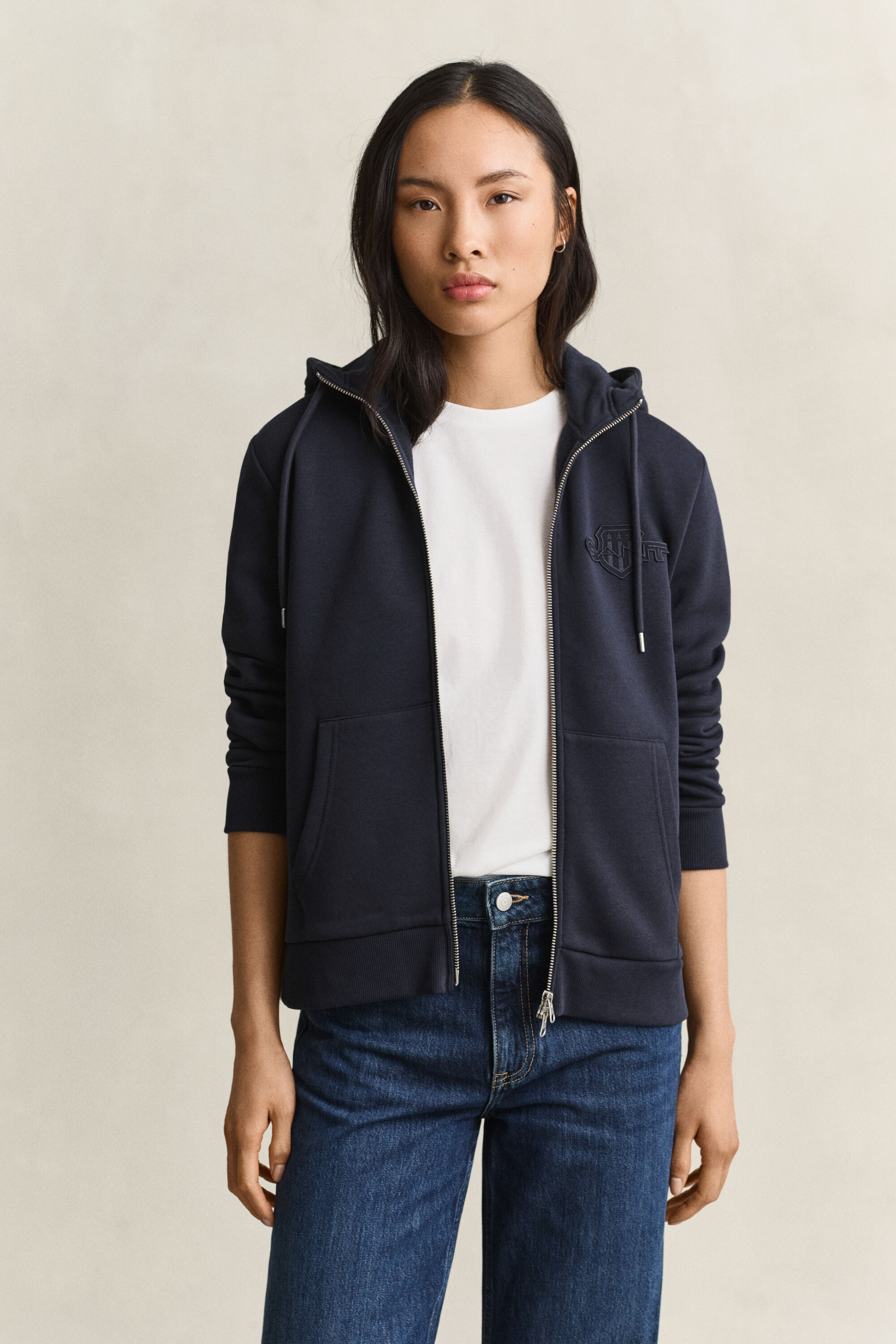 Tonal Shield Sweatjacke