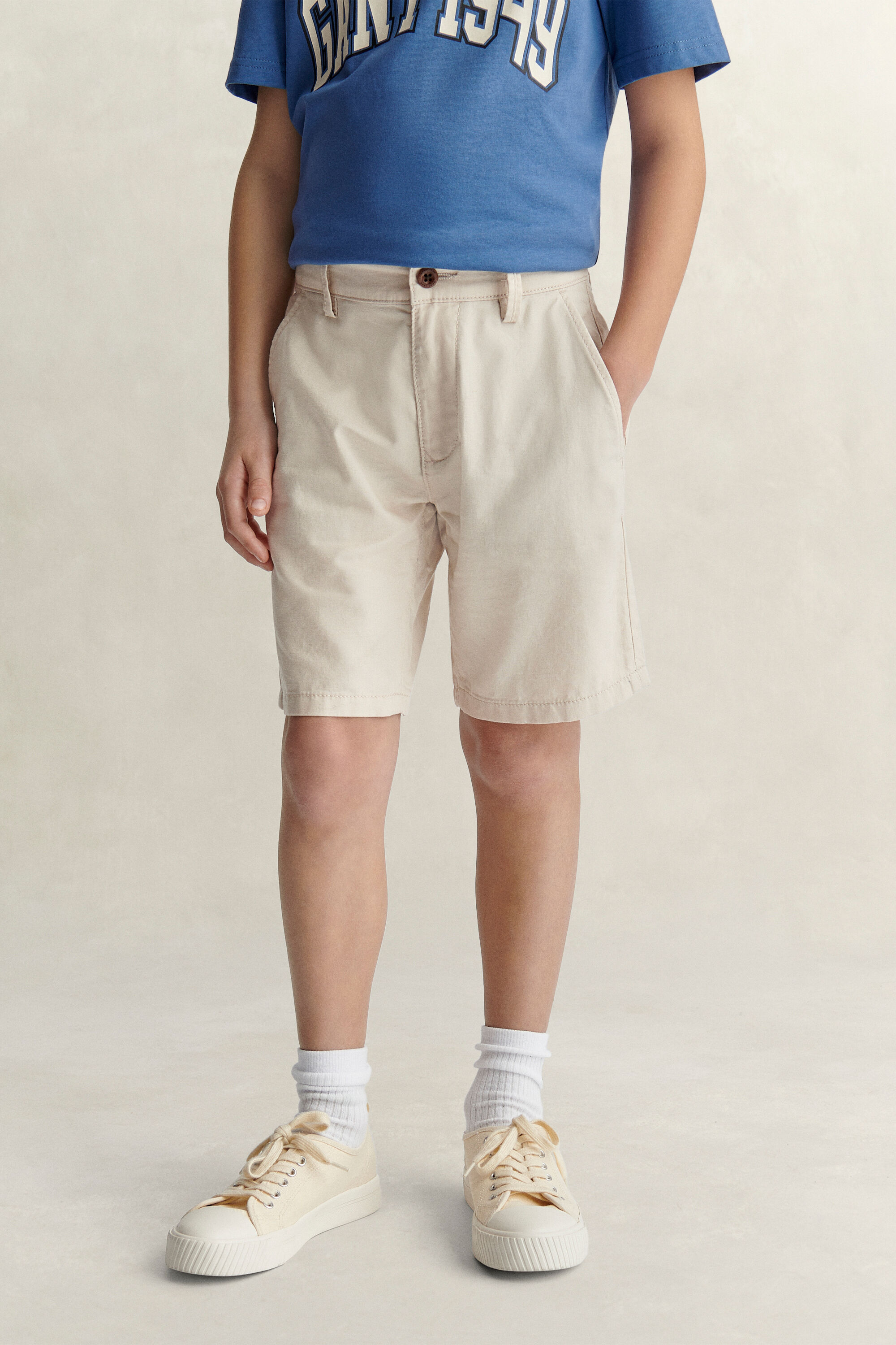 Teen Boys Shorts aus Leinenmix