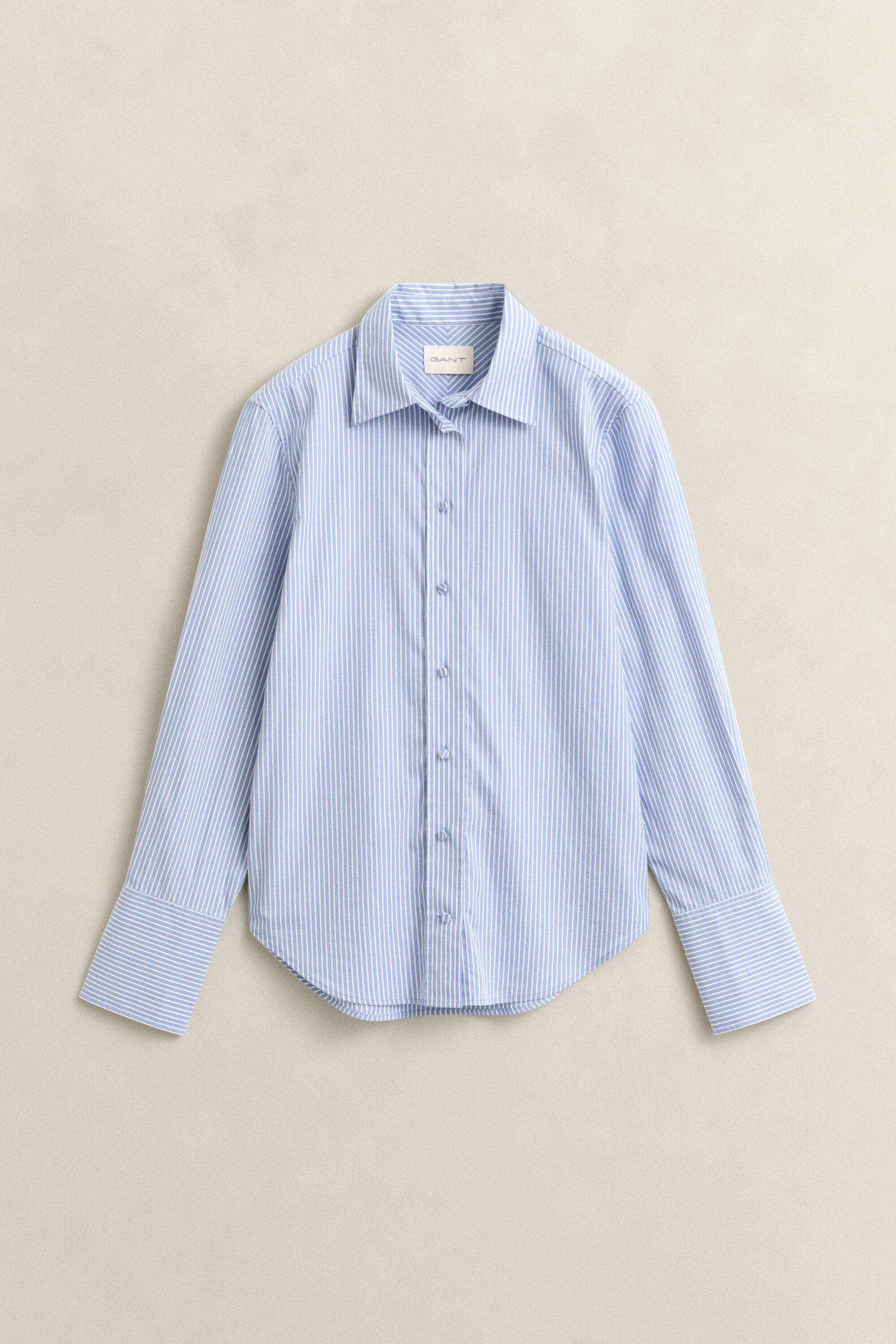 Gestreifte Bluse mit Passe
