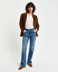 Slim Fit Schlagjeans