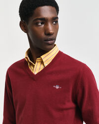 Superfine Lambswool V-Neck Pullover