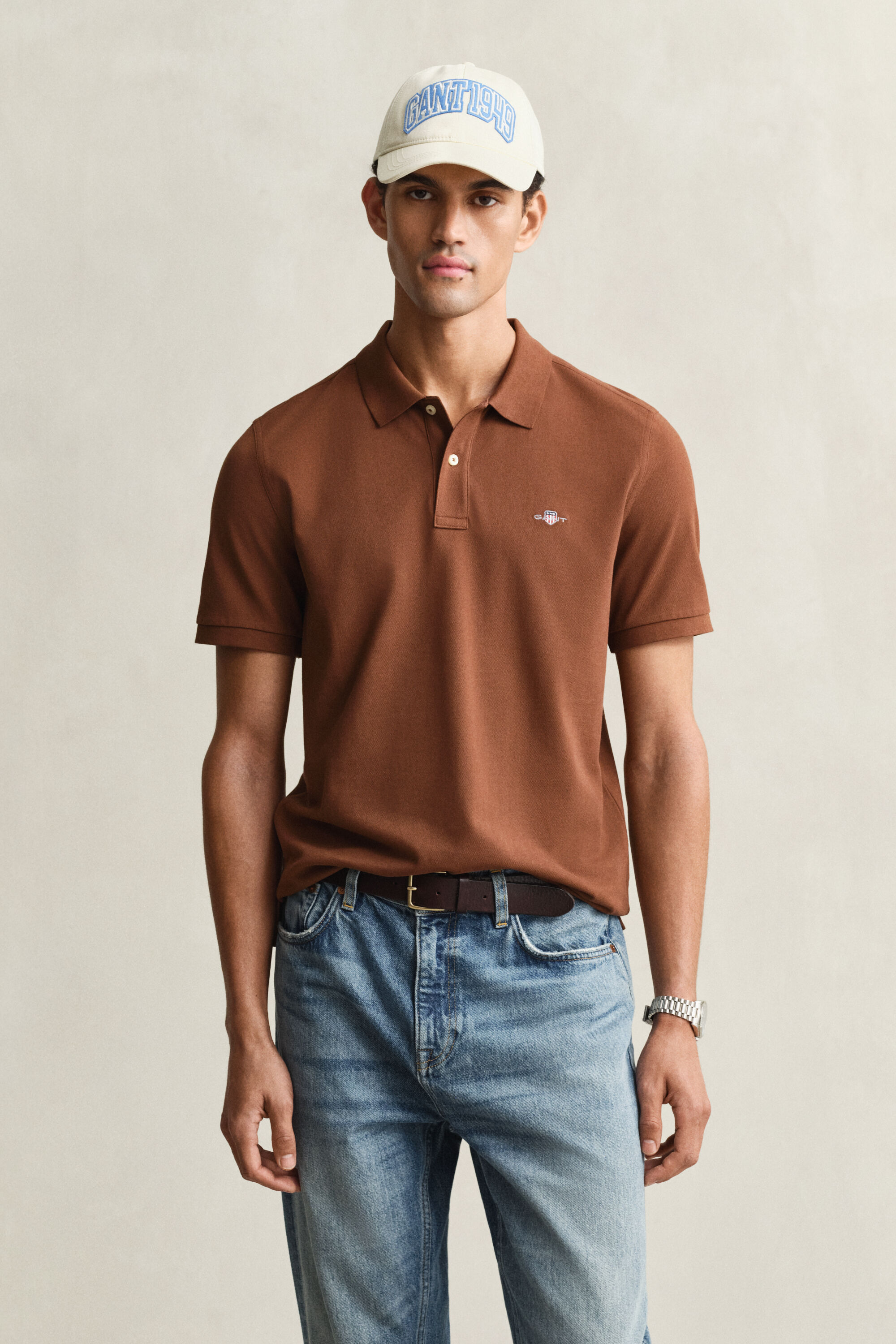 Regular Fit Shield Piqué Poloshirt