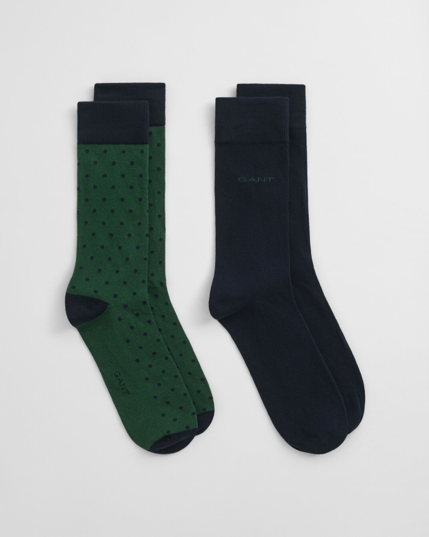 2er-Pack Socken Einfarbig & Getupft