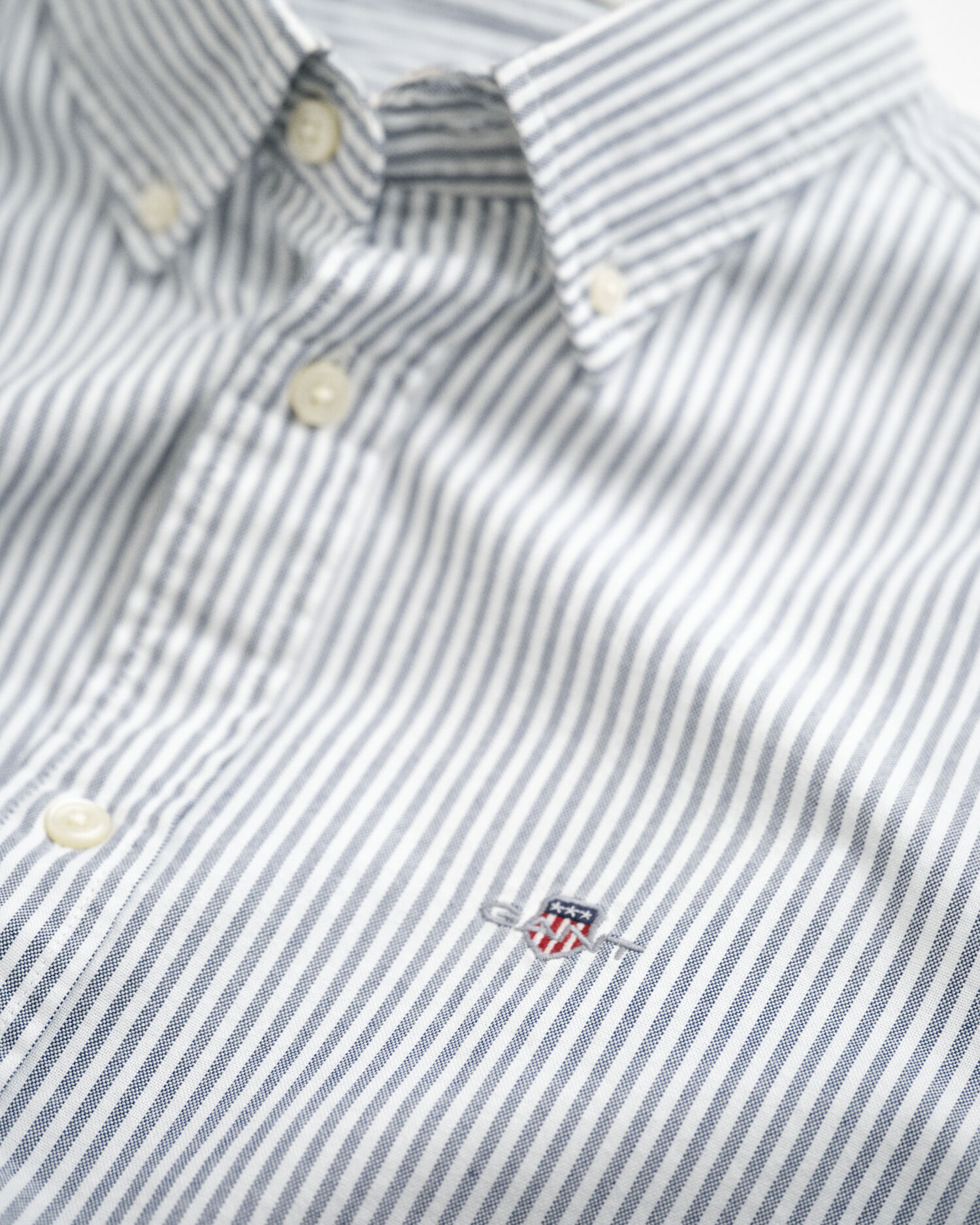 Slim Fit Classic Oxford-Hemd mit Bankerstreifen