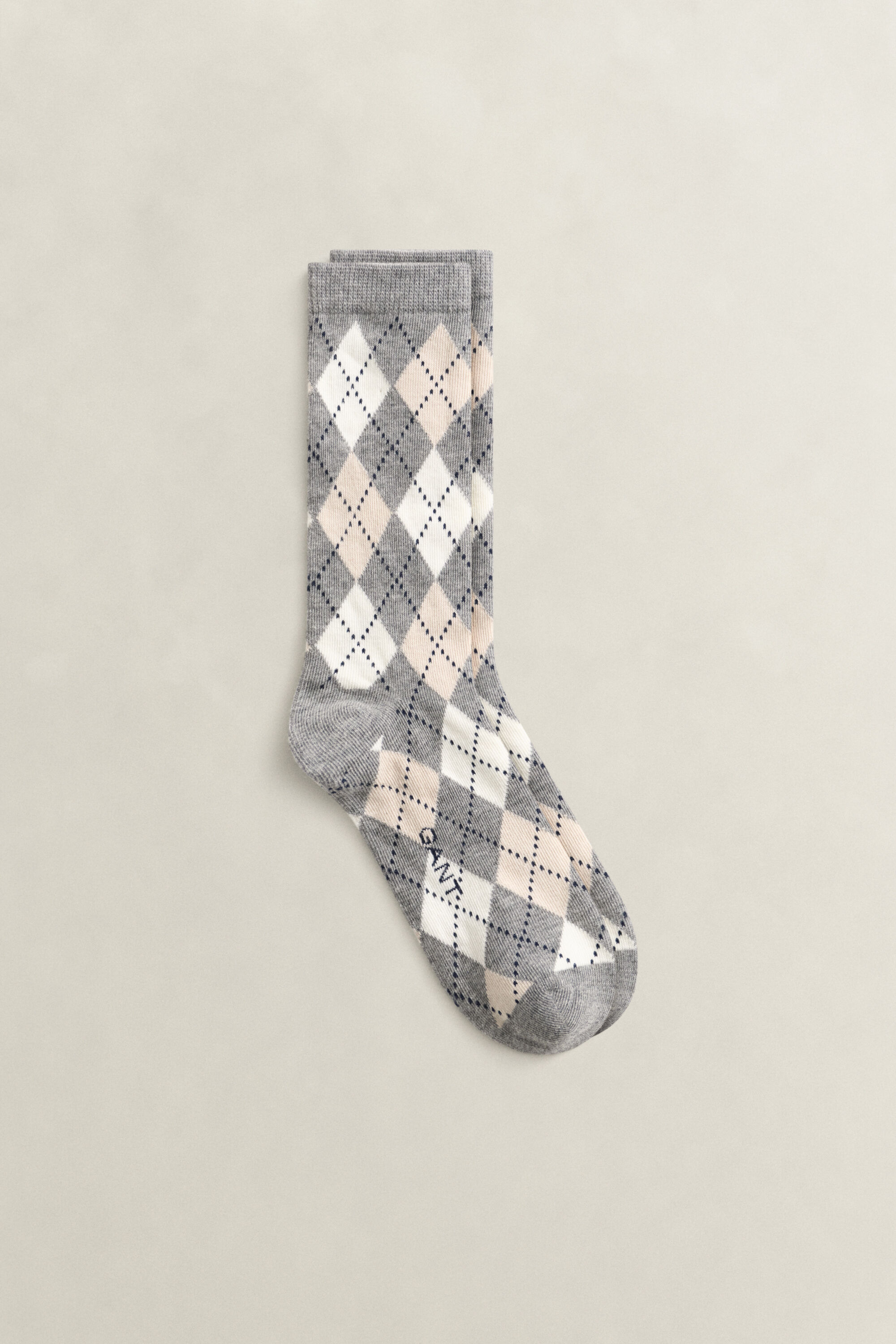 Argyle Socken mit Karomuster