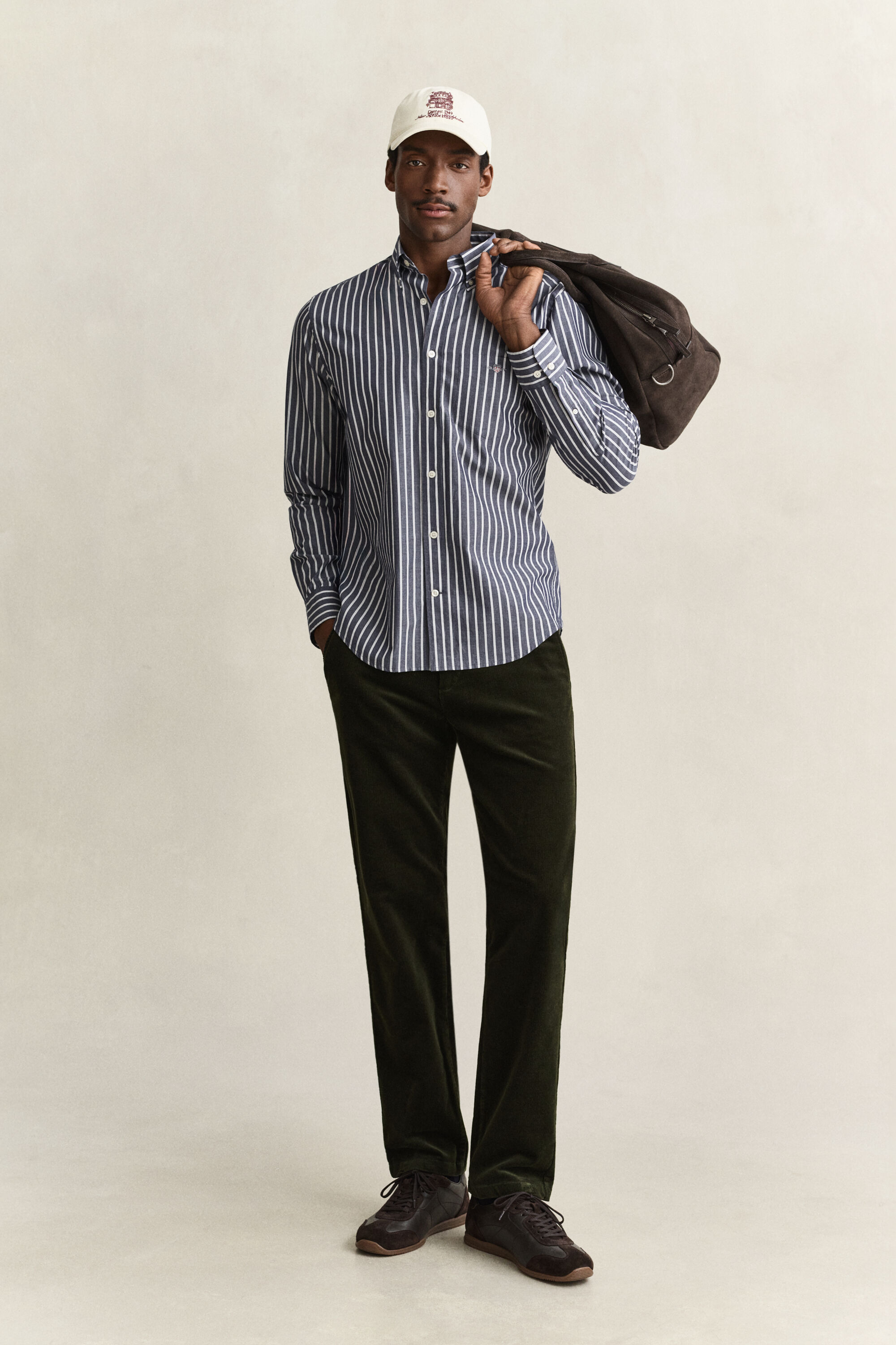 Regular Fit Cord Chinohose