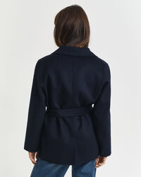 Handgen&auml;hte Jacke mit G&uuml;rtel