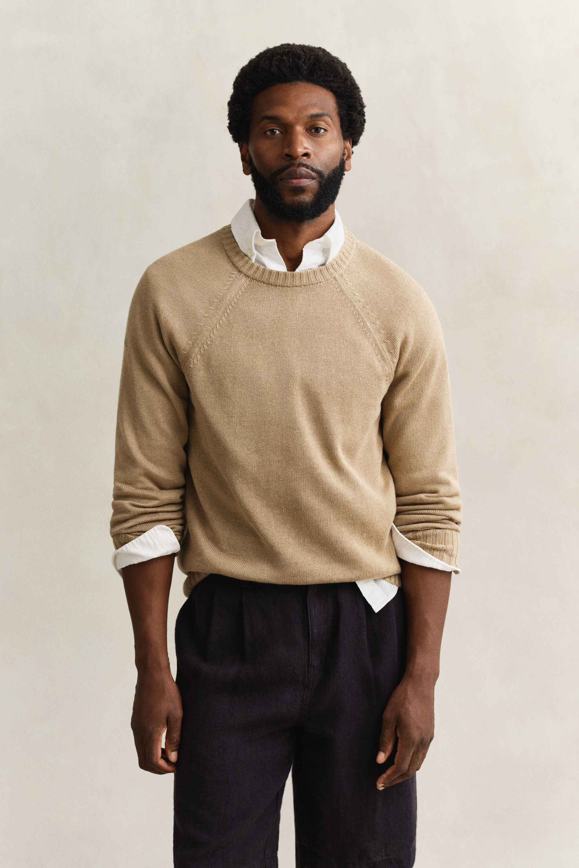 Pullover aus Leinenmix